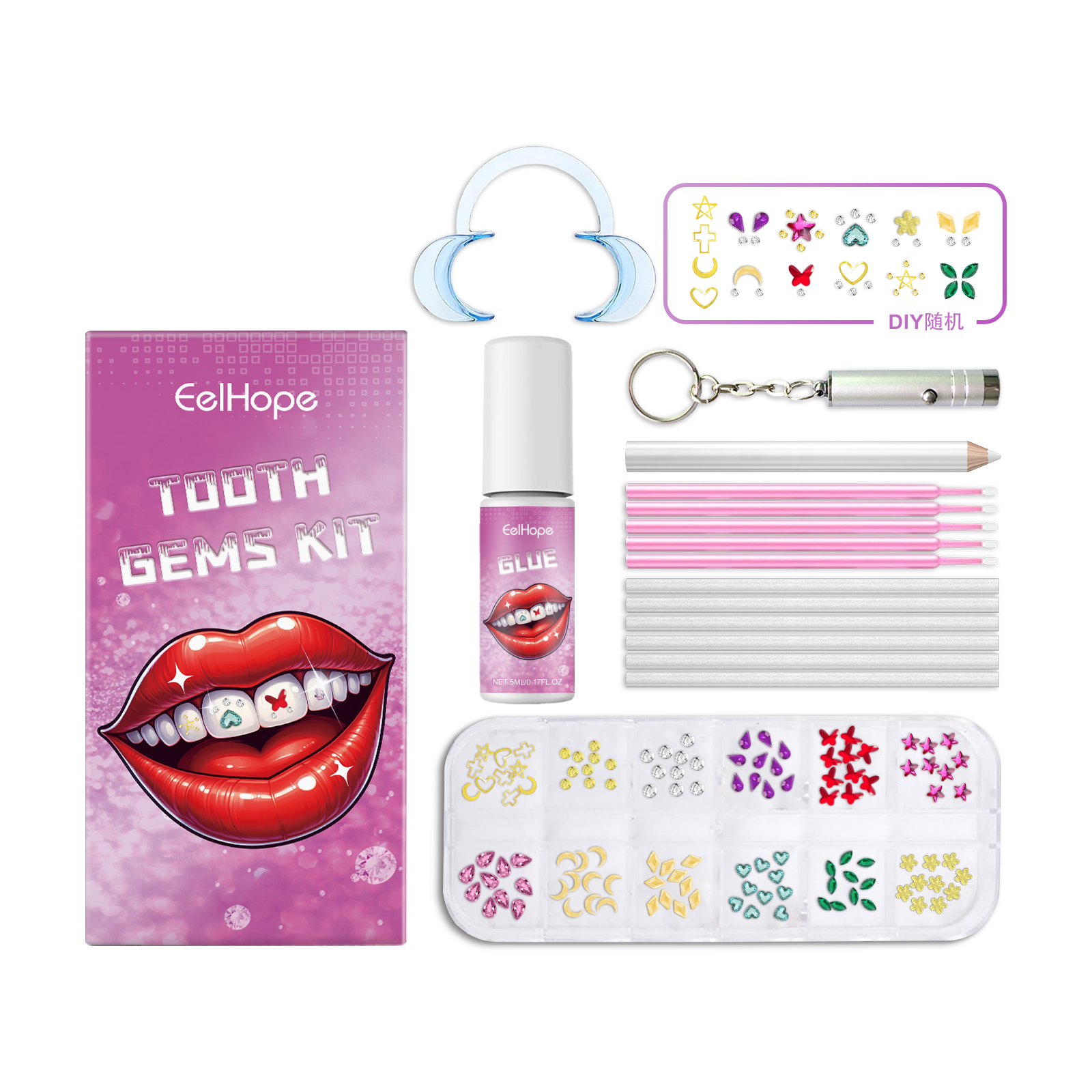 Personalized Fashion Dental Beauty Set Gentle Formula Person