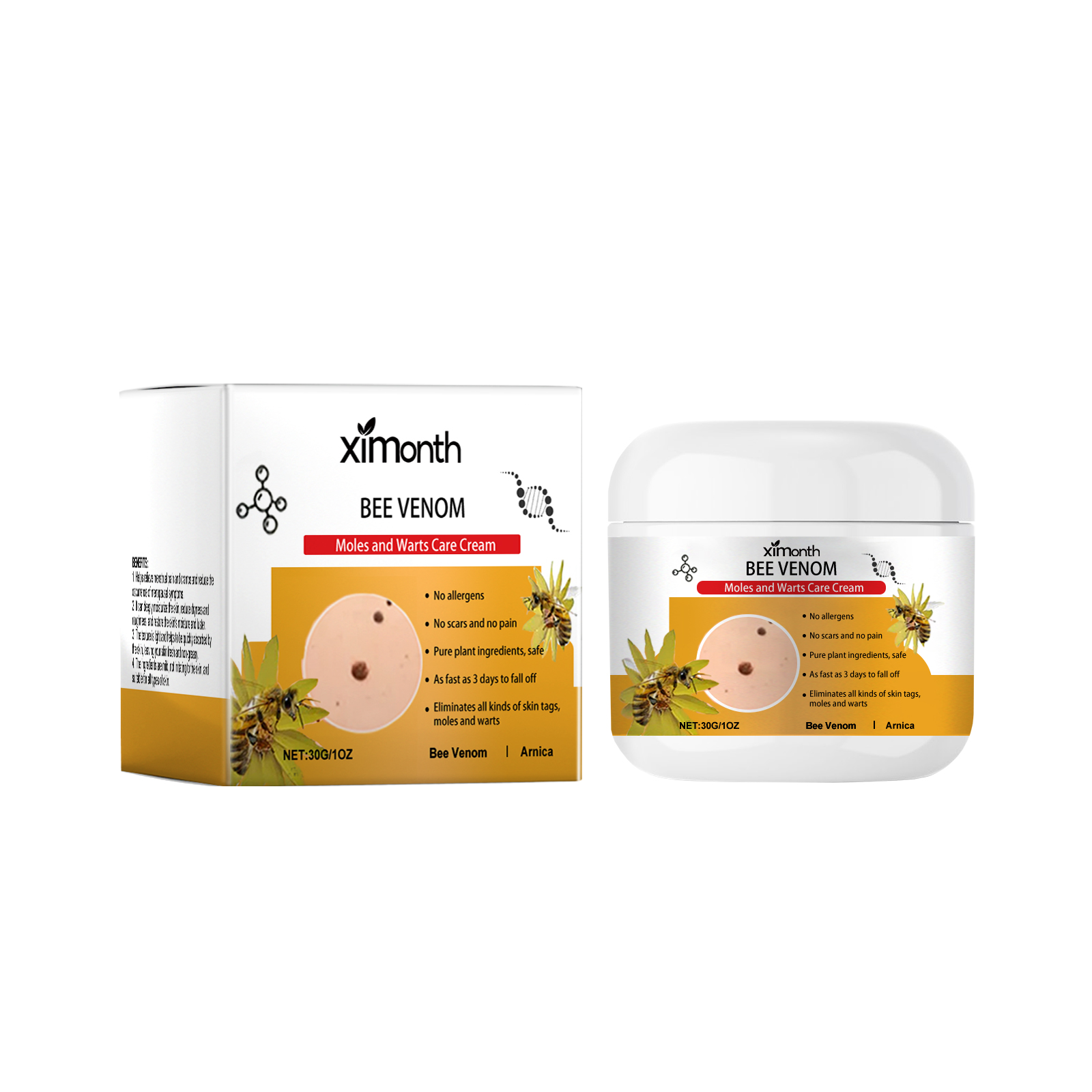 Beesvenom Wart Care Cream Gentle Cleansing And Lightening Sk