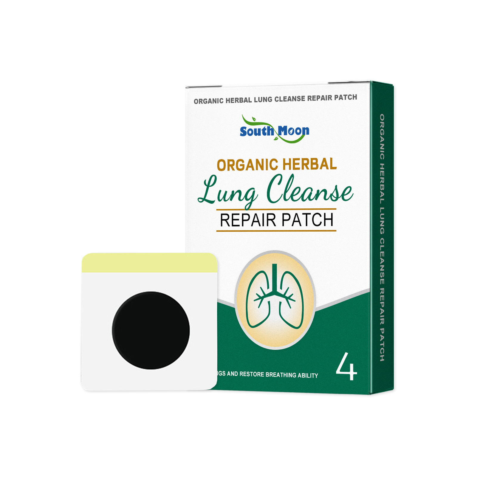 Organic Herbal Lung Cleanse Repair Patch, Relieve Nasal Disc