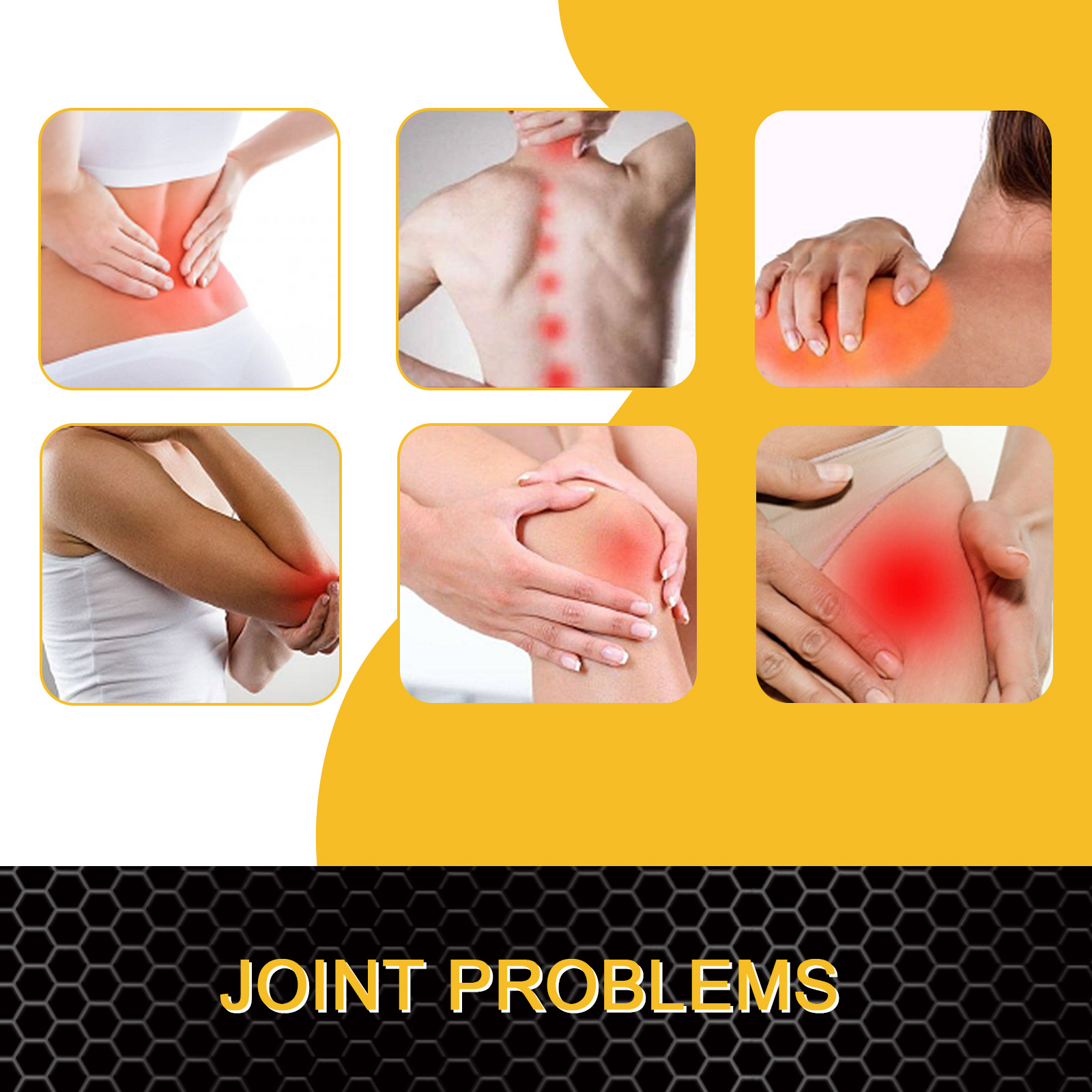Highlighted body areas for targeted topical care