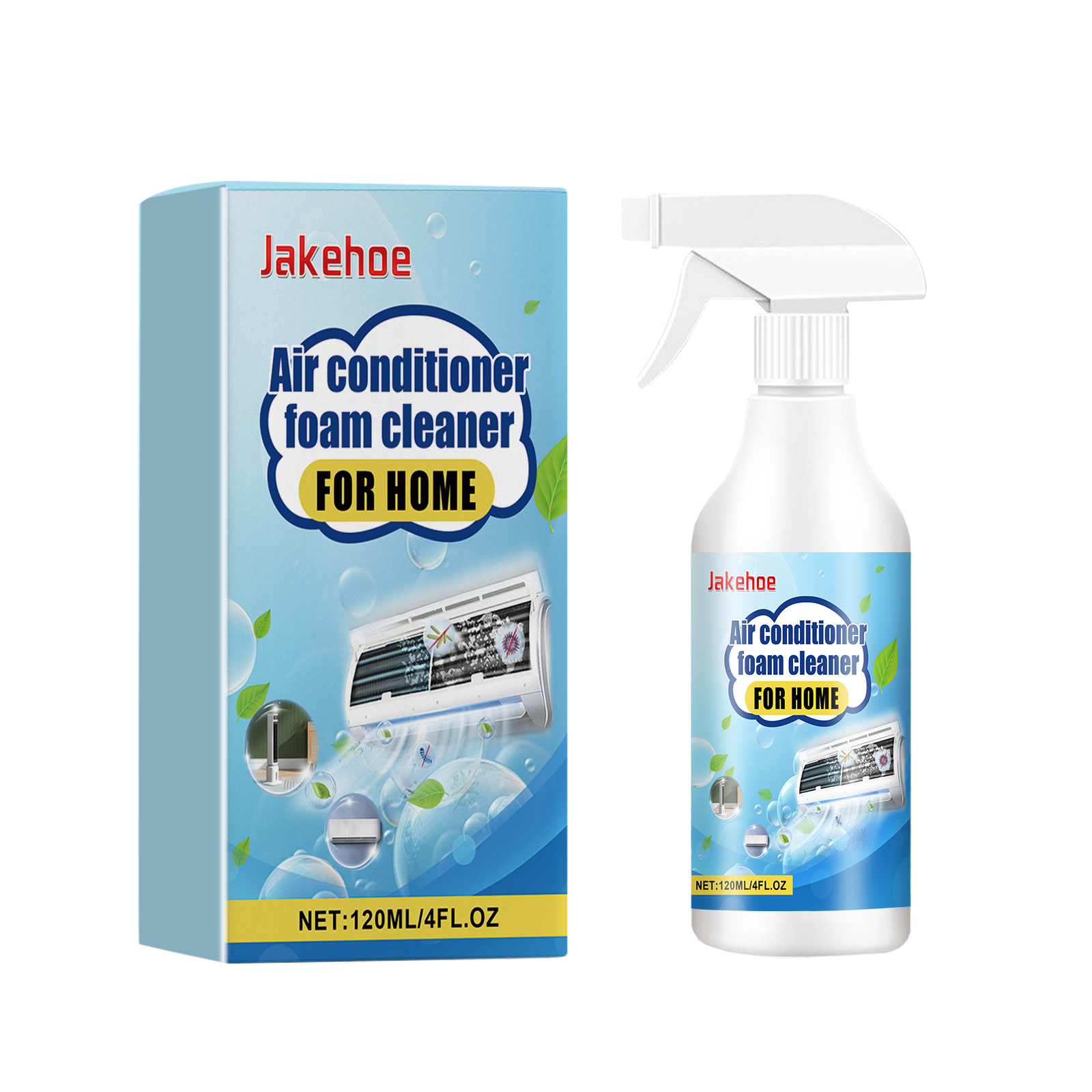 Air conditioner foam cleaner bottle trigger spray format