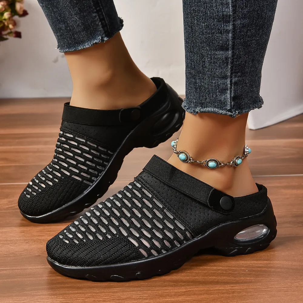 Breathable Mesh Round Toe Sneakers image 5
