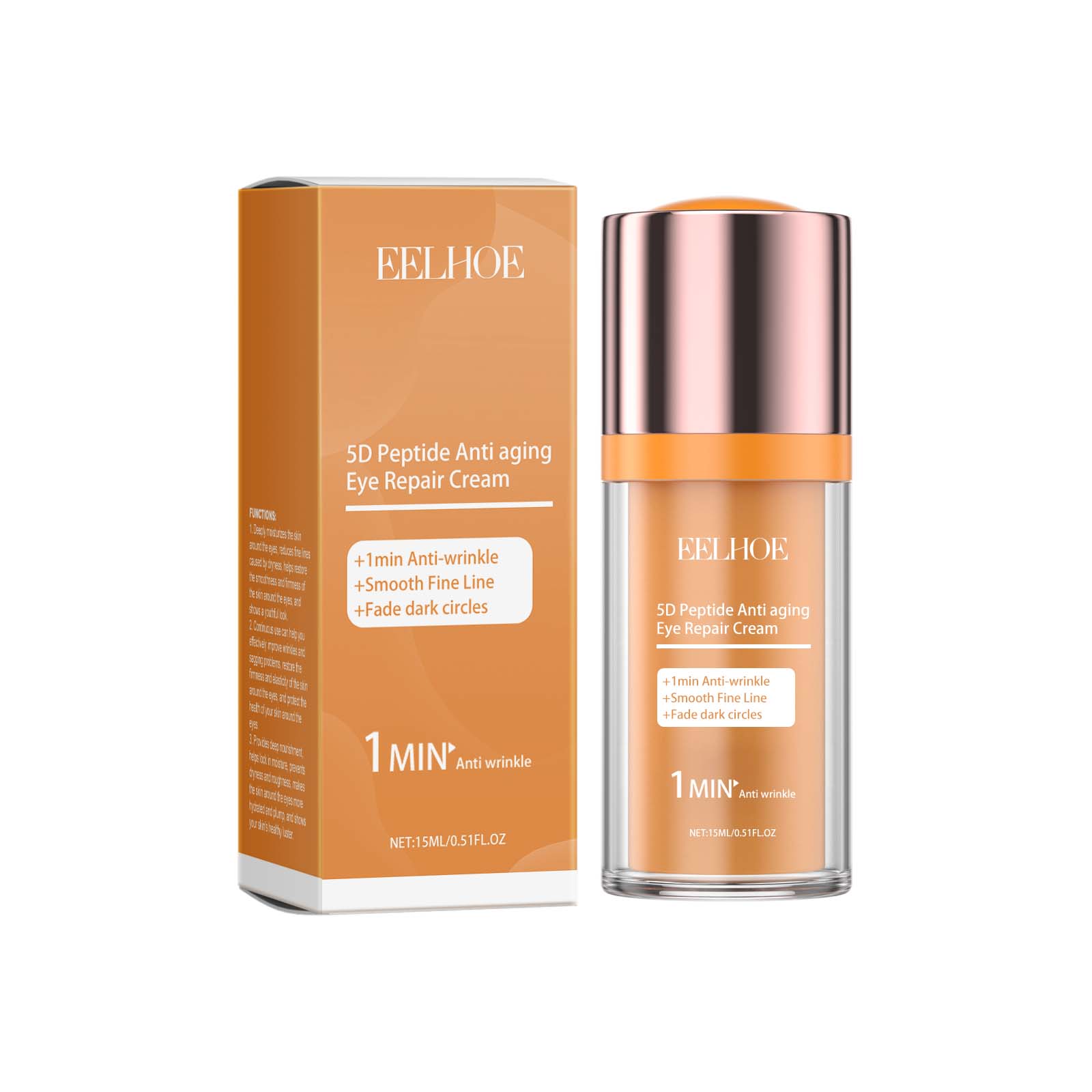 5d Peptide Eye Repair Cream Moisturizing And Smoothing Fine 