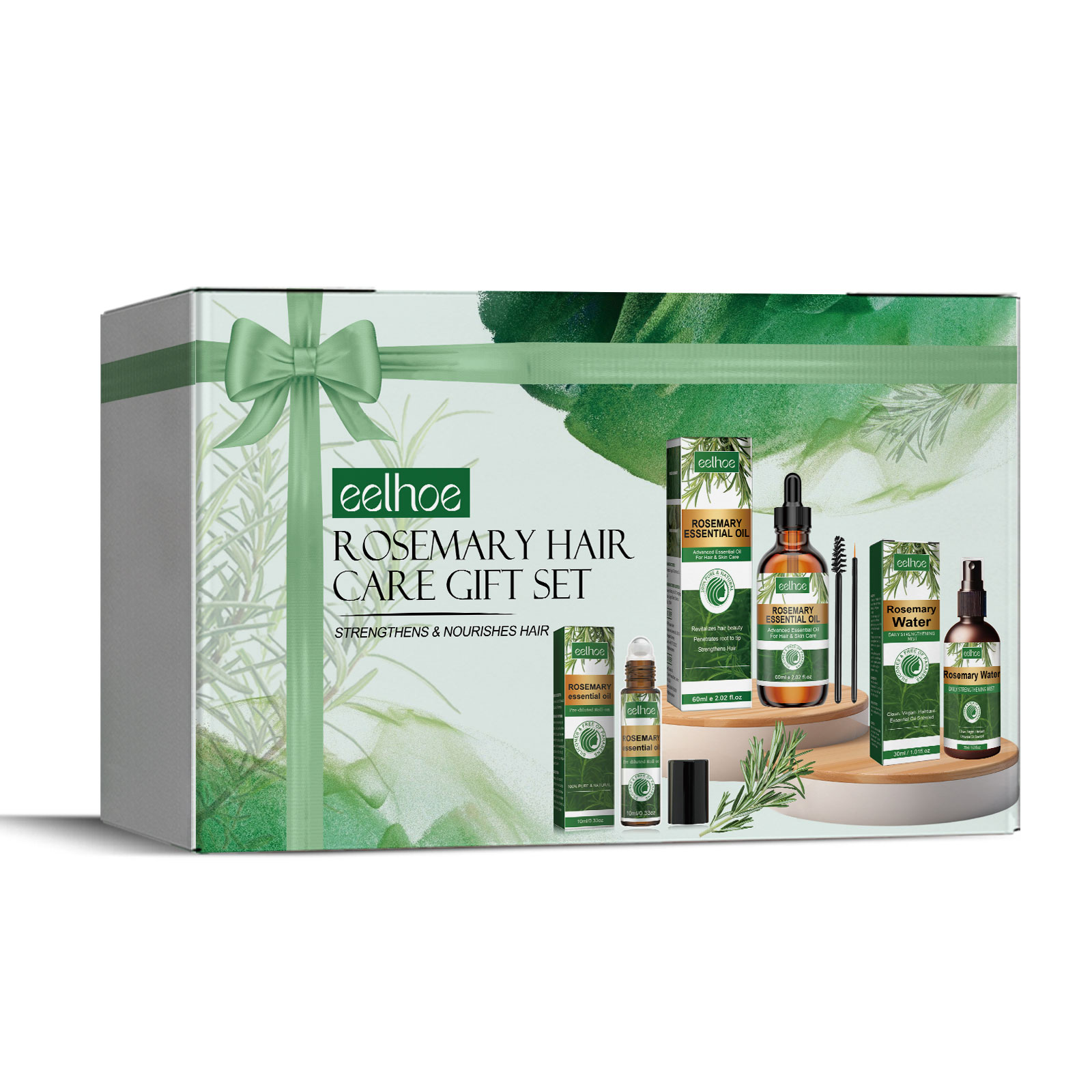 Rosemary Hair Care Nourish Hair Soft Fluffy Strong Moisturizing Root Care Gift Set