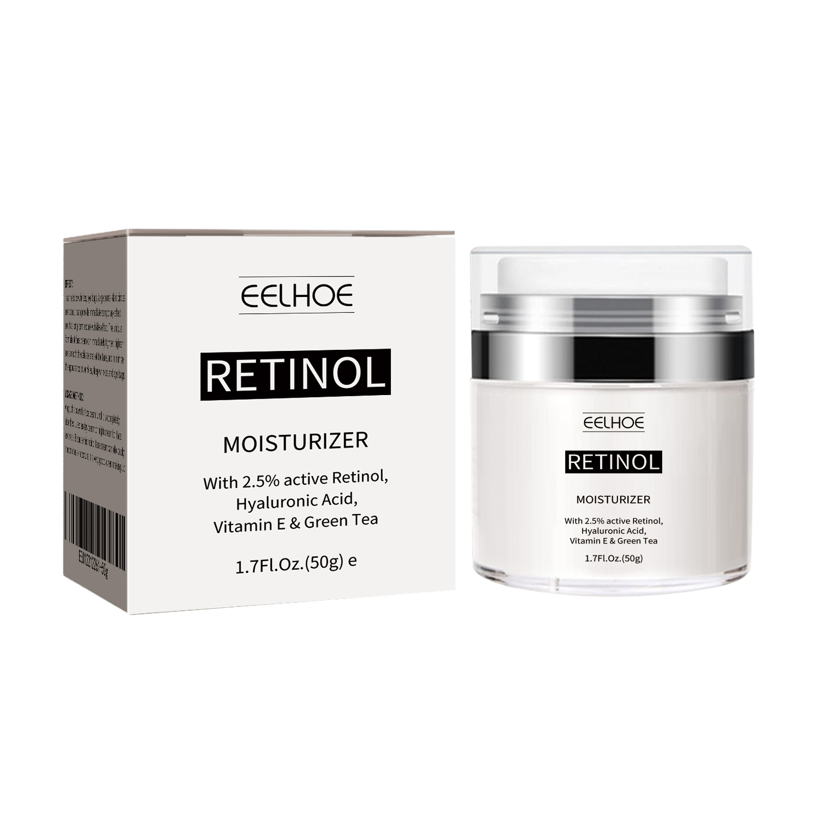 Retinol Cream Moisturizes, Hydrates, Reduces Fine Lines And Tightens And Lifts Facial Skin Around