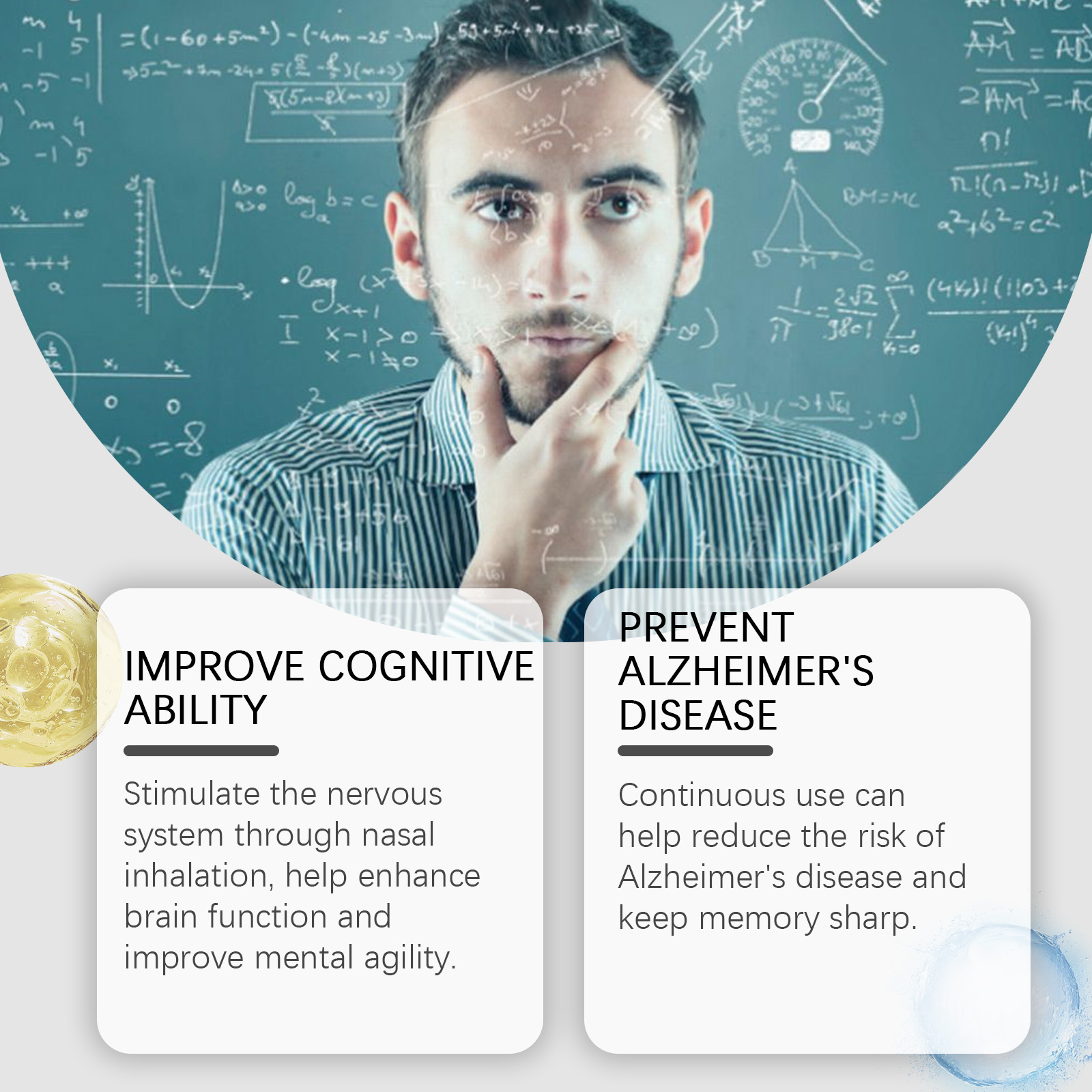 Person thinking during a demanding focused work session