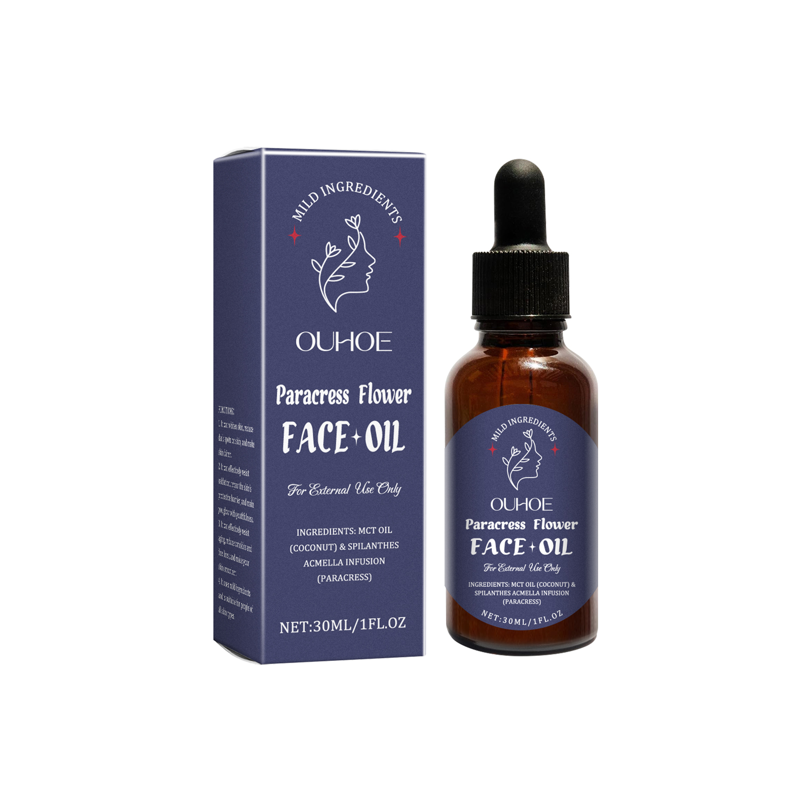 Moisturizing Facial Essential Oil Lightens Fine Lines, Firming, Delicate And Brightening Skin Daily