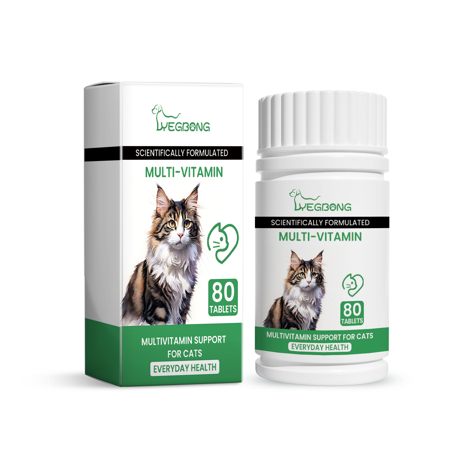 Pet Cat Multivitamin Tablets, Cats Supplement Vitamin Micron