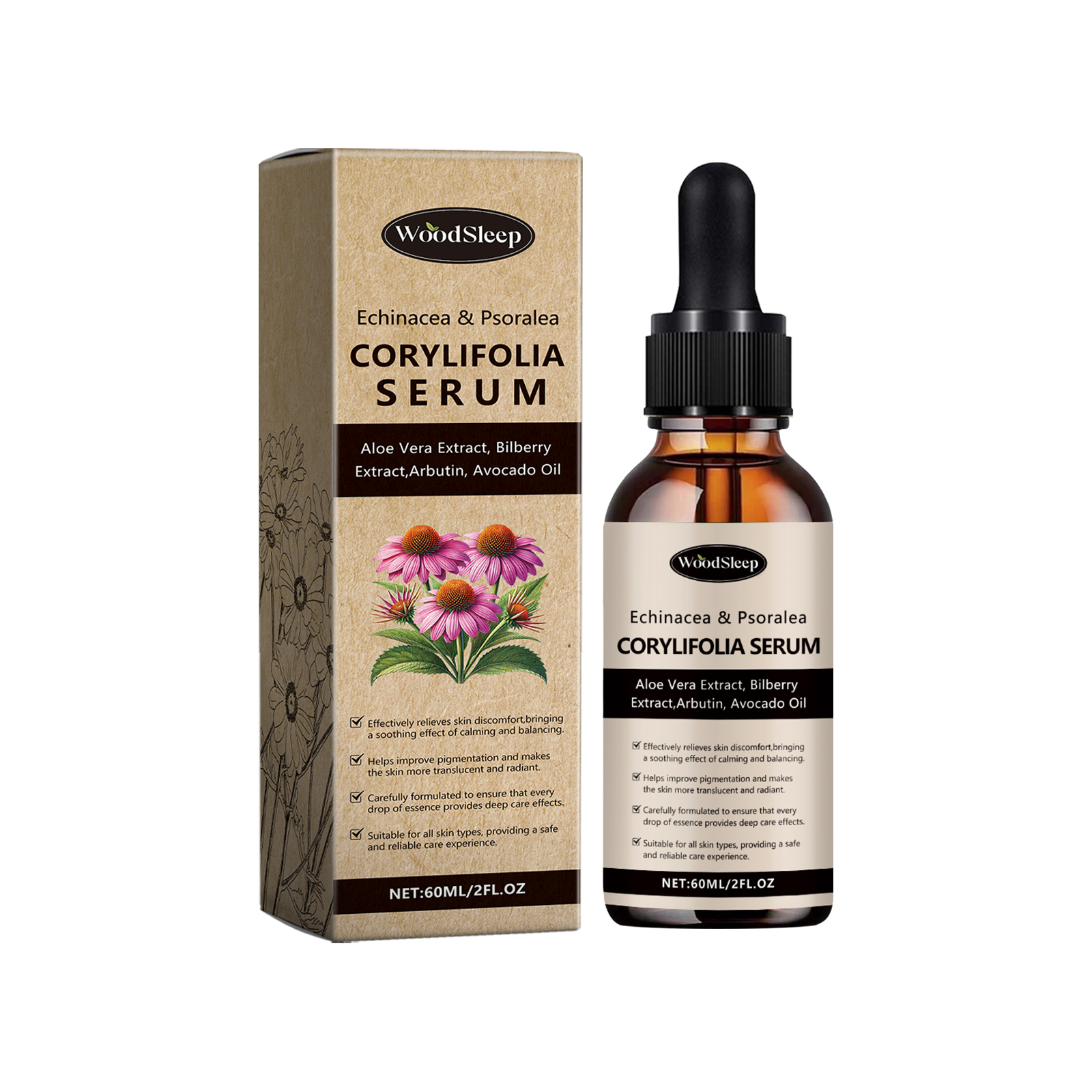 Echinacea Skin Soothing Serum Improves Skin, Reduces Redness