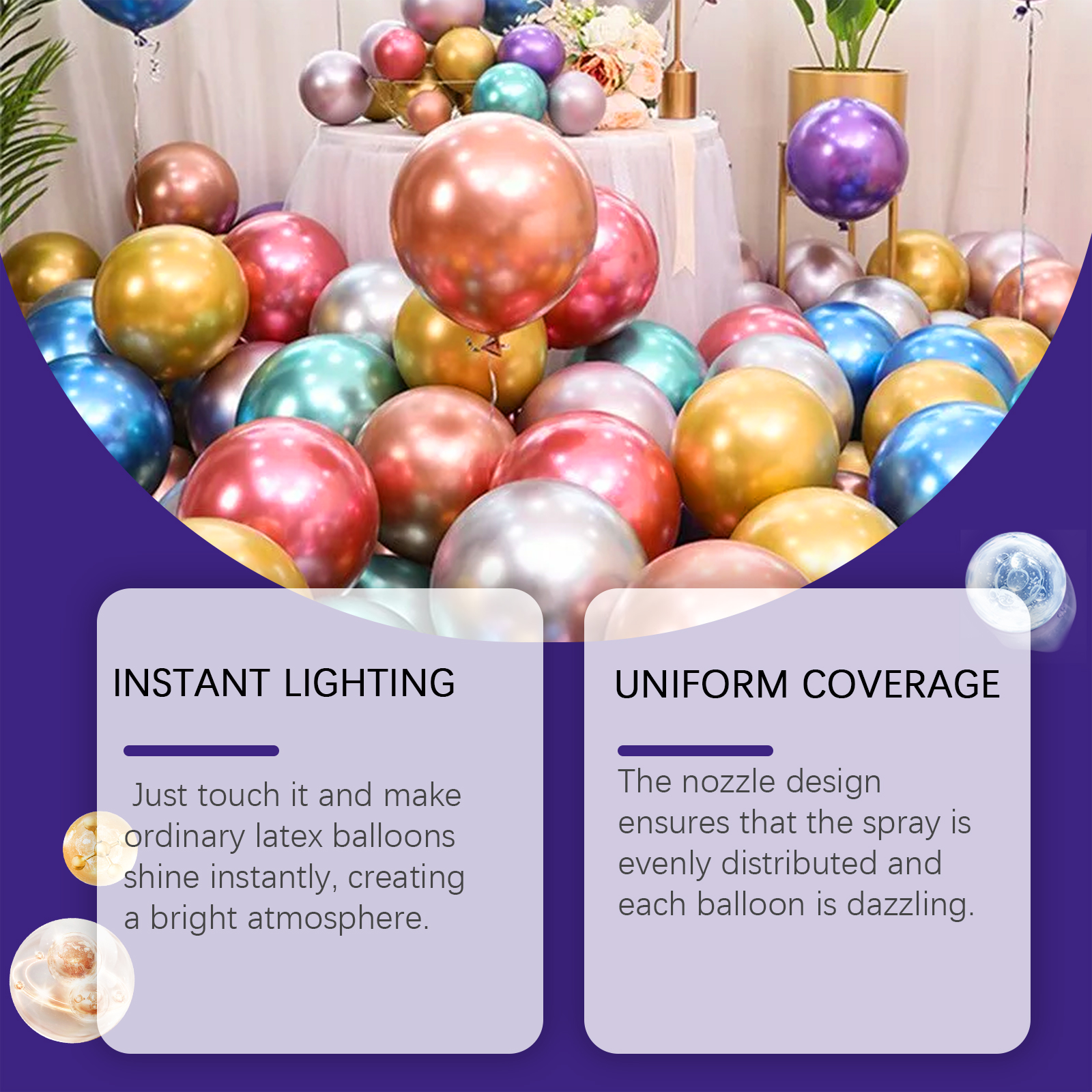 Balloon spray nozzle and uniform coverage feature image