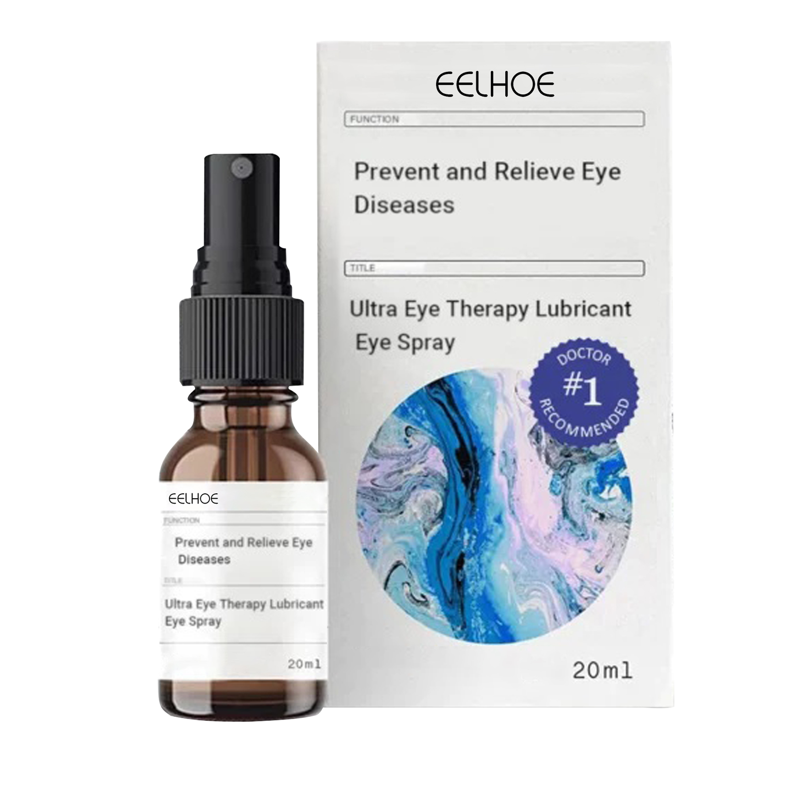 Eye Care Lubricant Spray To Relieve Eye Fatigue, Dry Eyes An