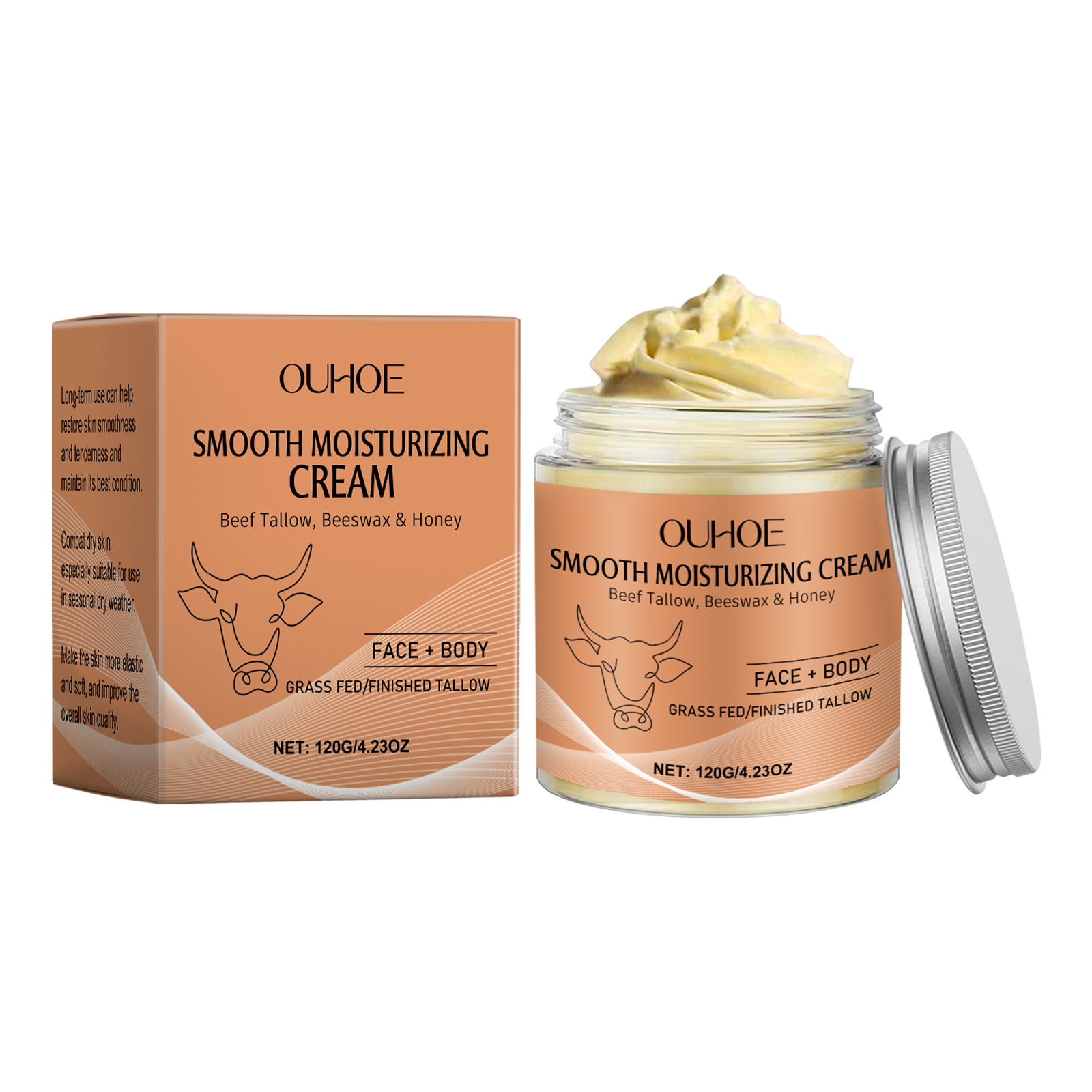 Body Skin Smoothing Moisturizer, Moisturizing Hydrating Elastic Soft Body Care Firming Cream