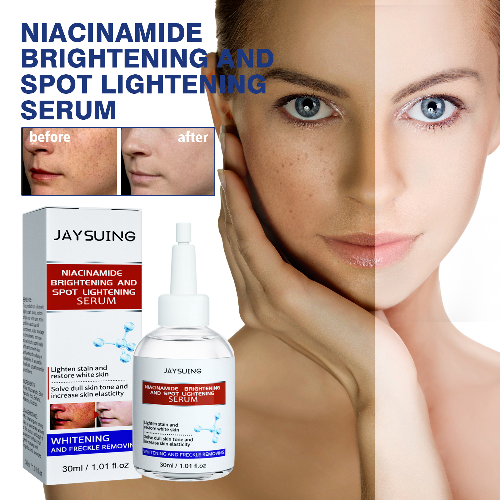 Nicotinamide Brightening And Spot Reducing Serum, Moisturize