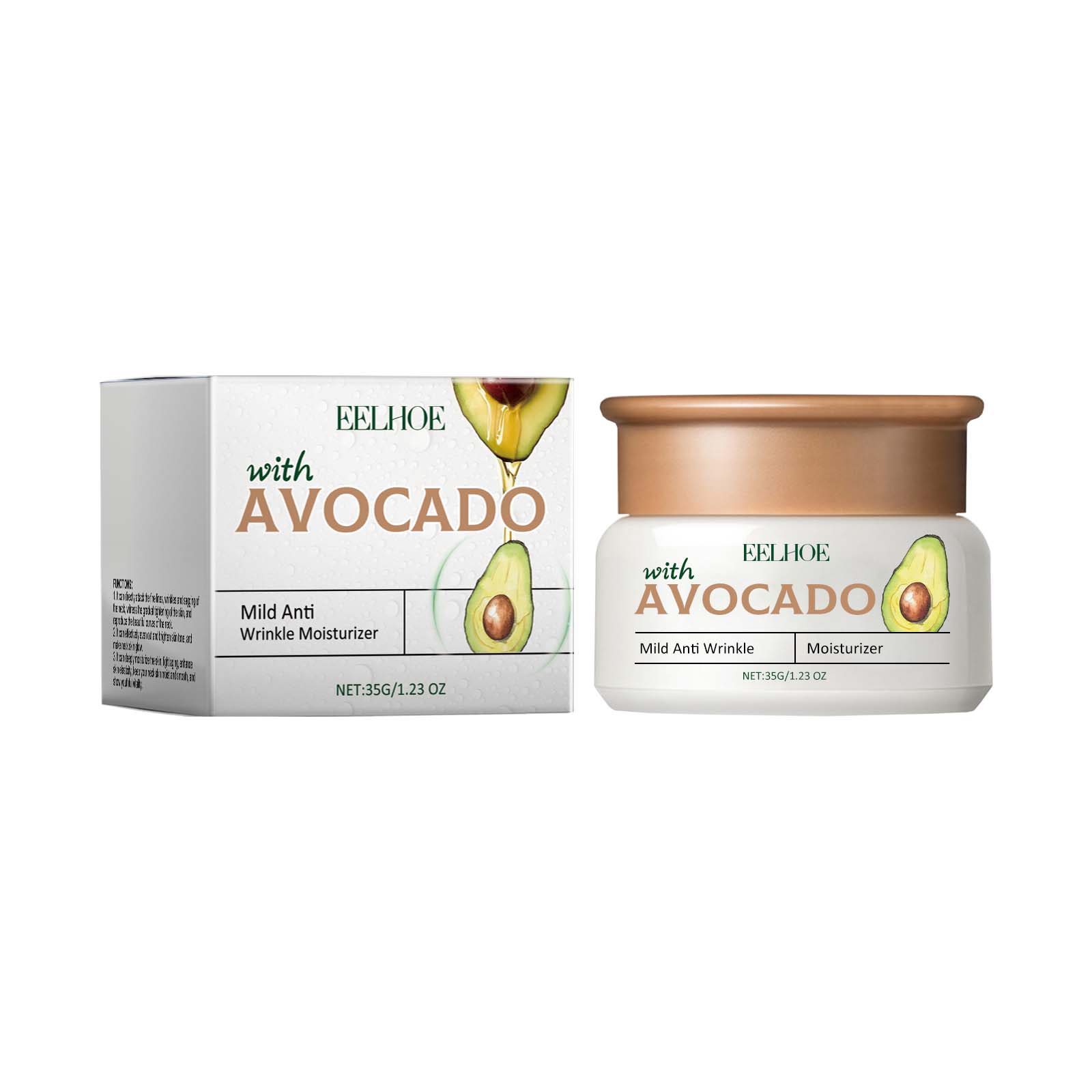 Avocado Cream For Wrinkles Gentle Moisturizing Facial Skin M