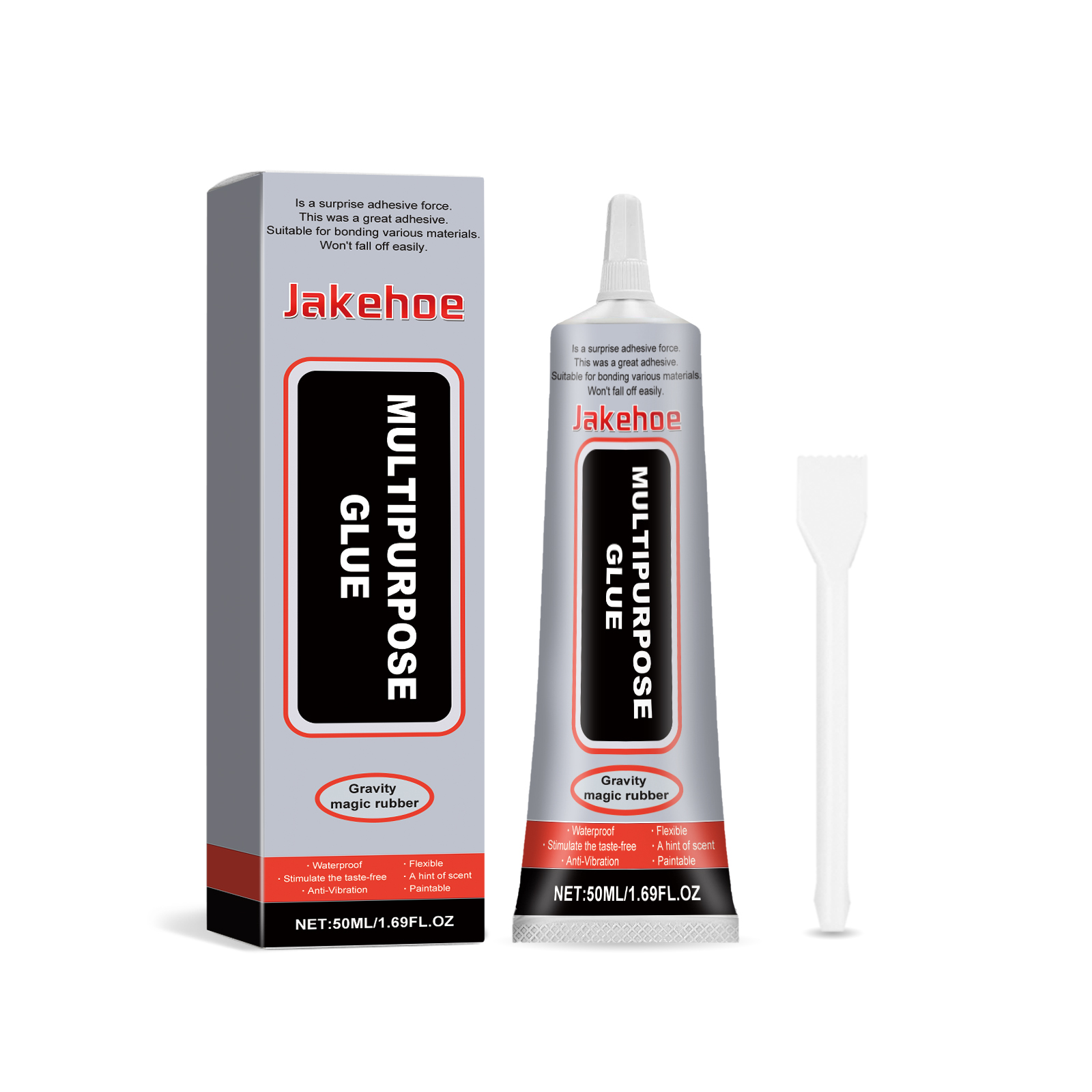 Glue tube and white applicator for precise repairs