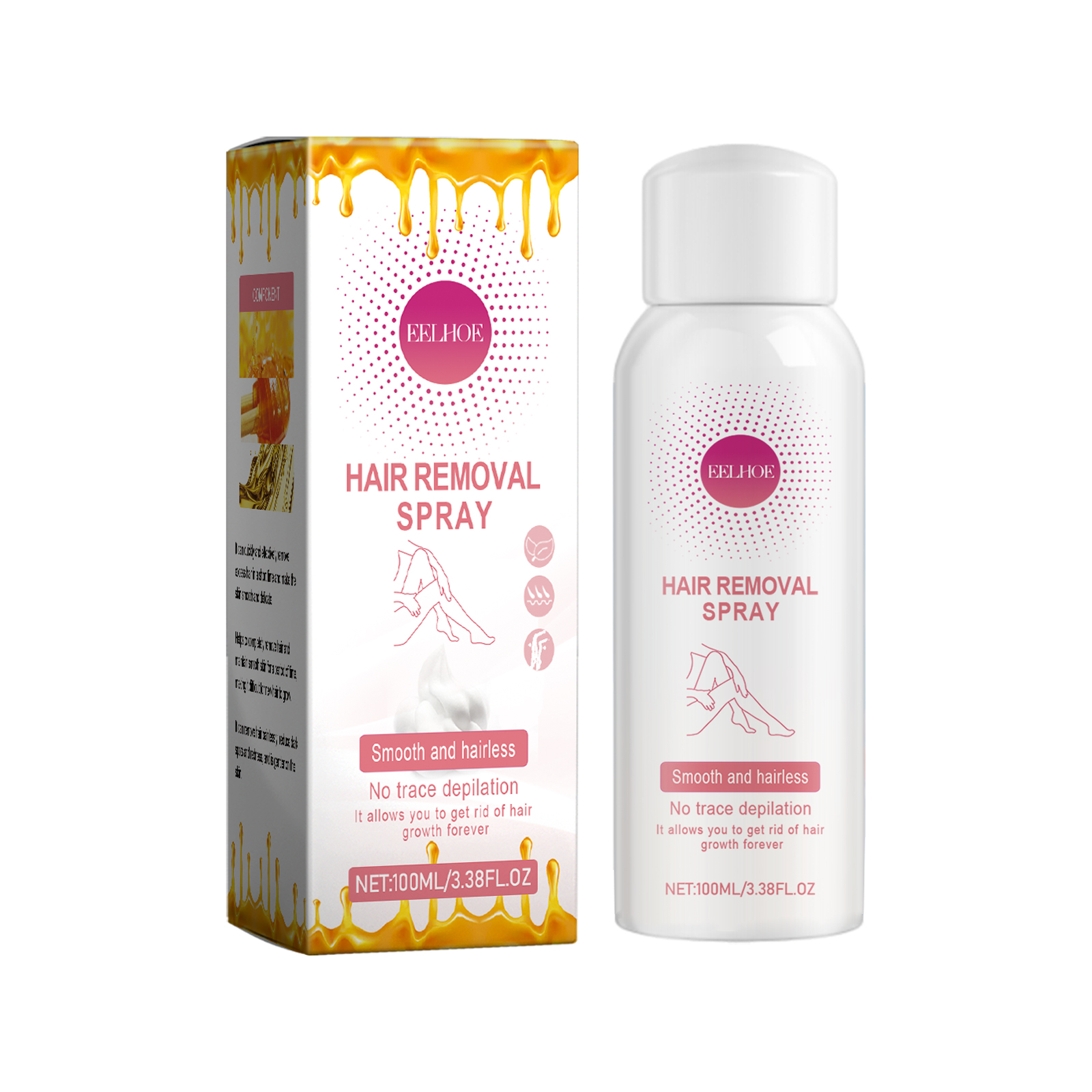 Hair Removal Spray, Underarm Quick Hair Removal Gentle Pore 