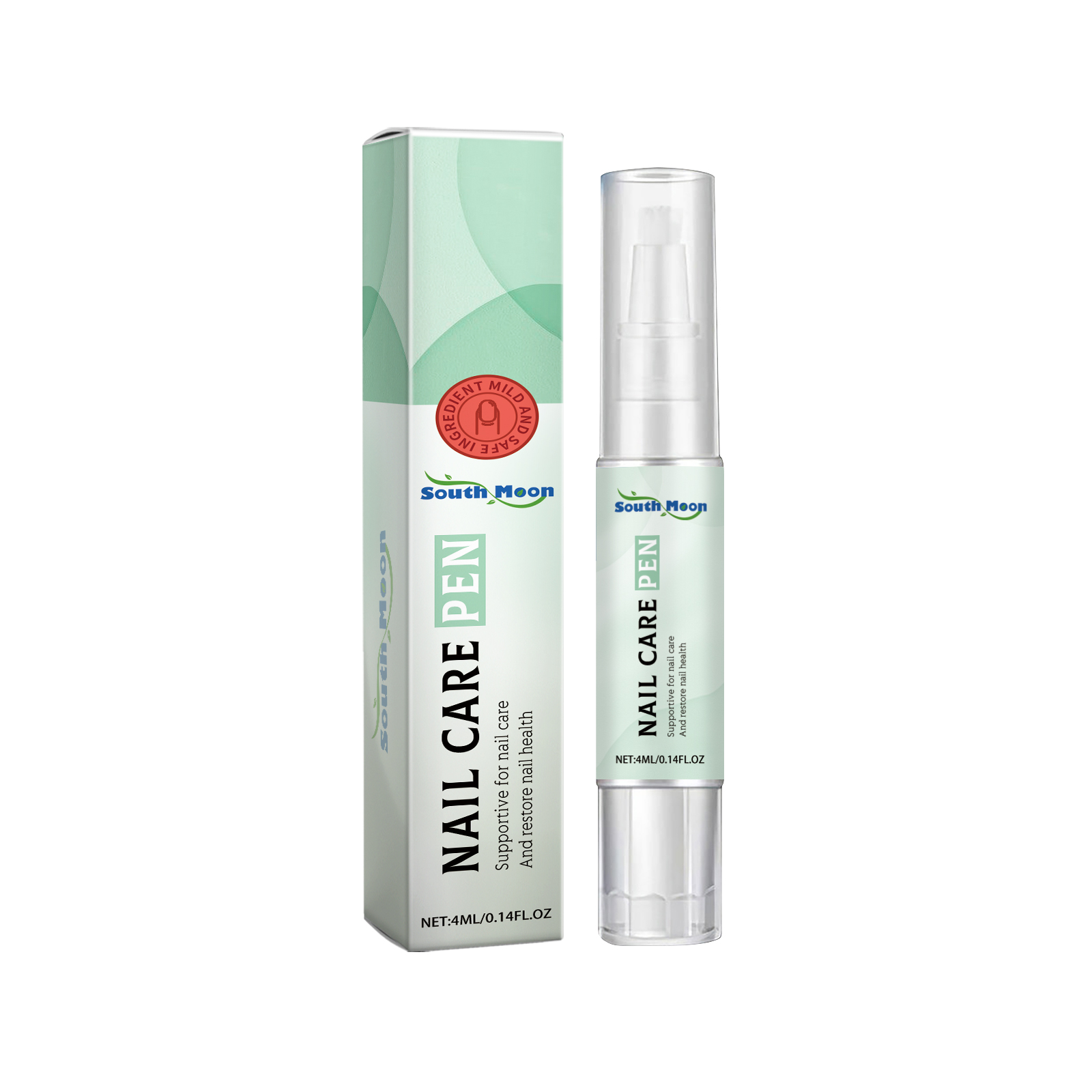 Gray Nail Care Pen Gently Nourishes Fingernails, Cleans And 