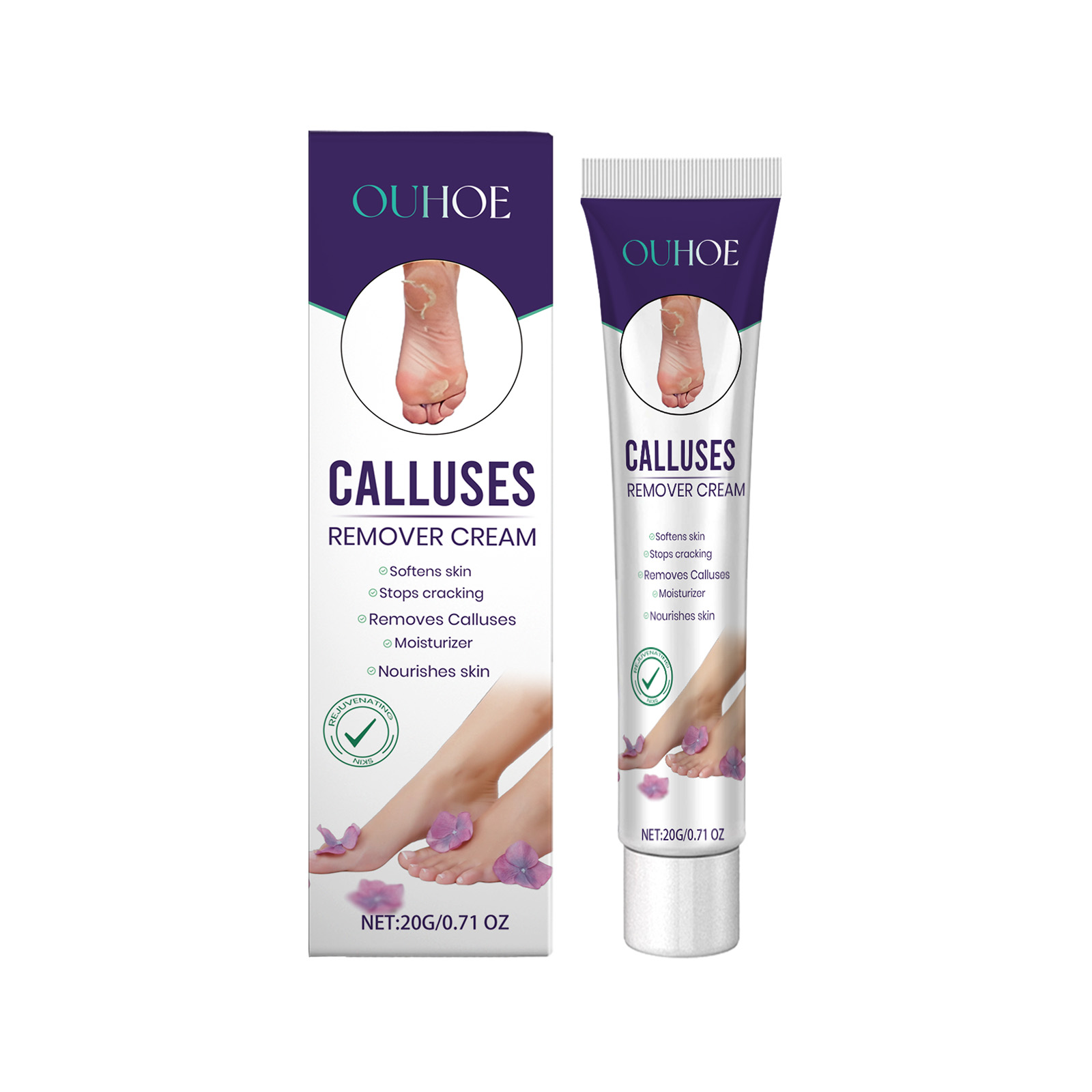 Foot Callous Removal Repair Cream Gently Softers Exfoliation