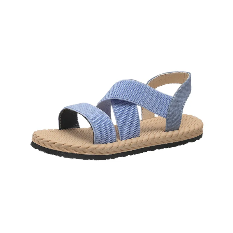 Open Toe Flats Sandals image 5