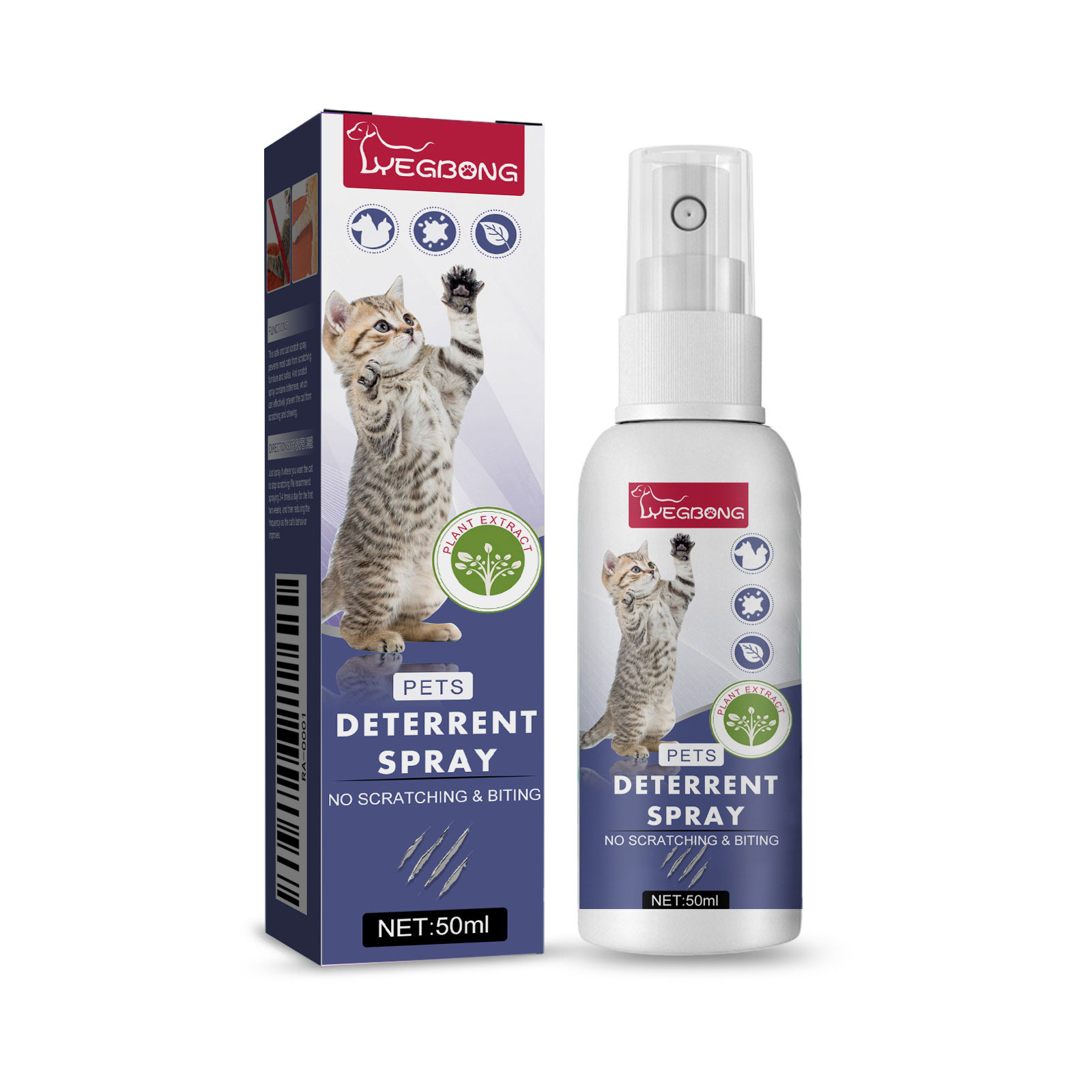 Pet Anti-Scratch Spray Exclusion Zone Set Up Spray Cat And D