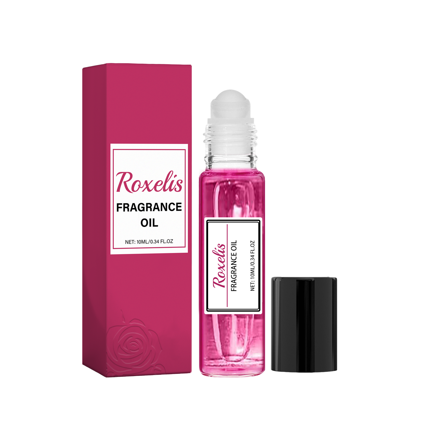 Women's Roll-On Perfume Rose Wrist And Neck With Fragrance Portable Portable Fresh Niche Fragrance