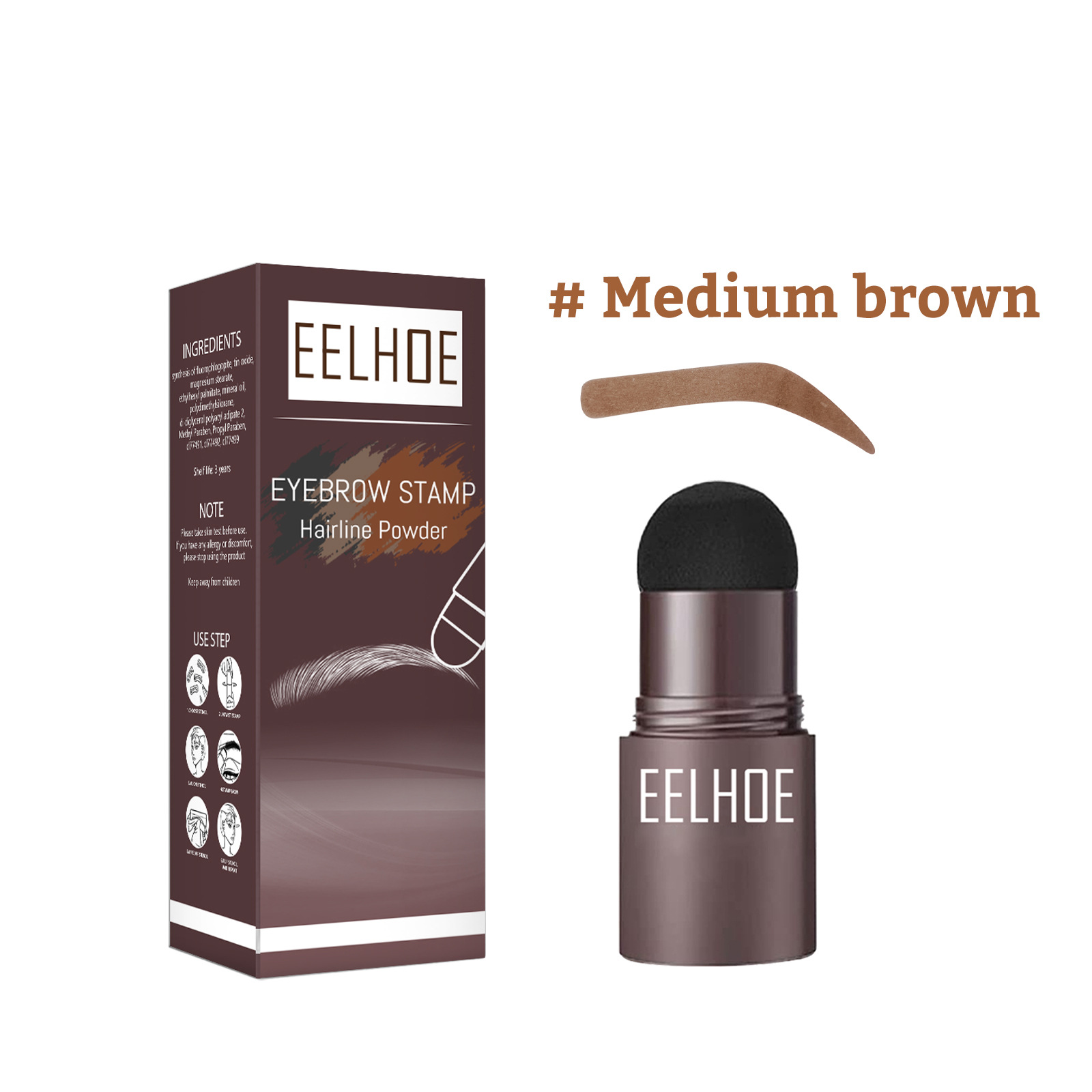 Eyebrow Stamp, Lazy Eyebrows Fill Makeup Eyebrow Cake Waterp