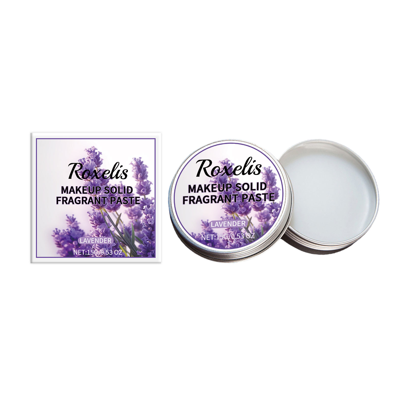 Solid Lavender Balm Natural Elegant Wrist Neck Long-Lasting 