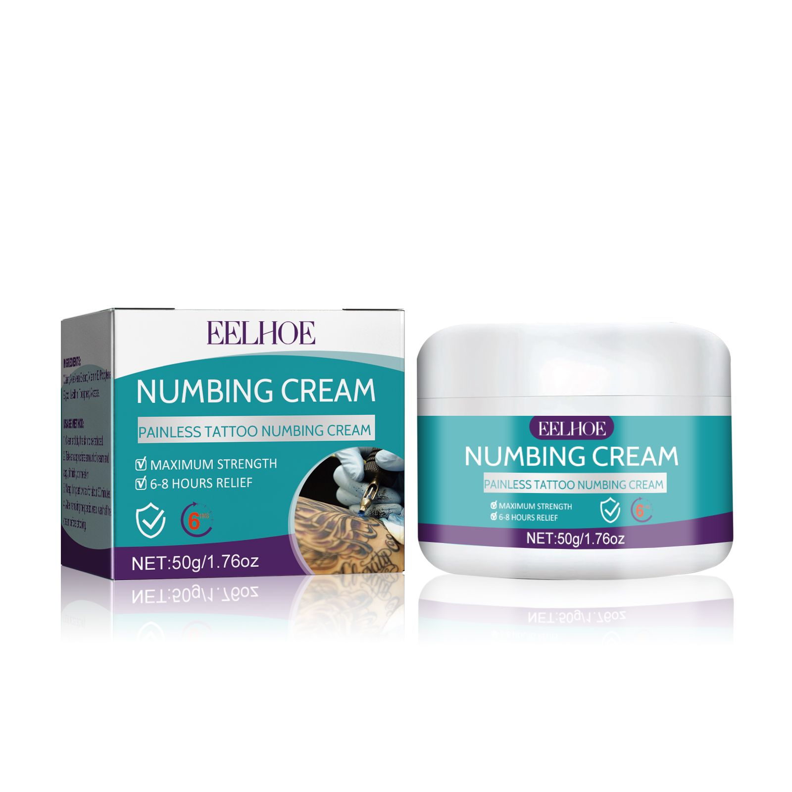 Tattoo Care Cream, Gently Cleanses And Moisturizes Tattooed 