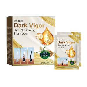 dark hair shampoo, smooth and nourishing hair roots to impro