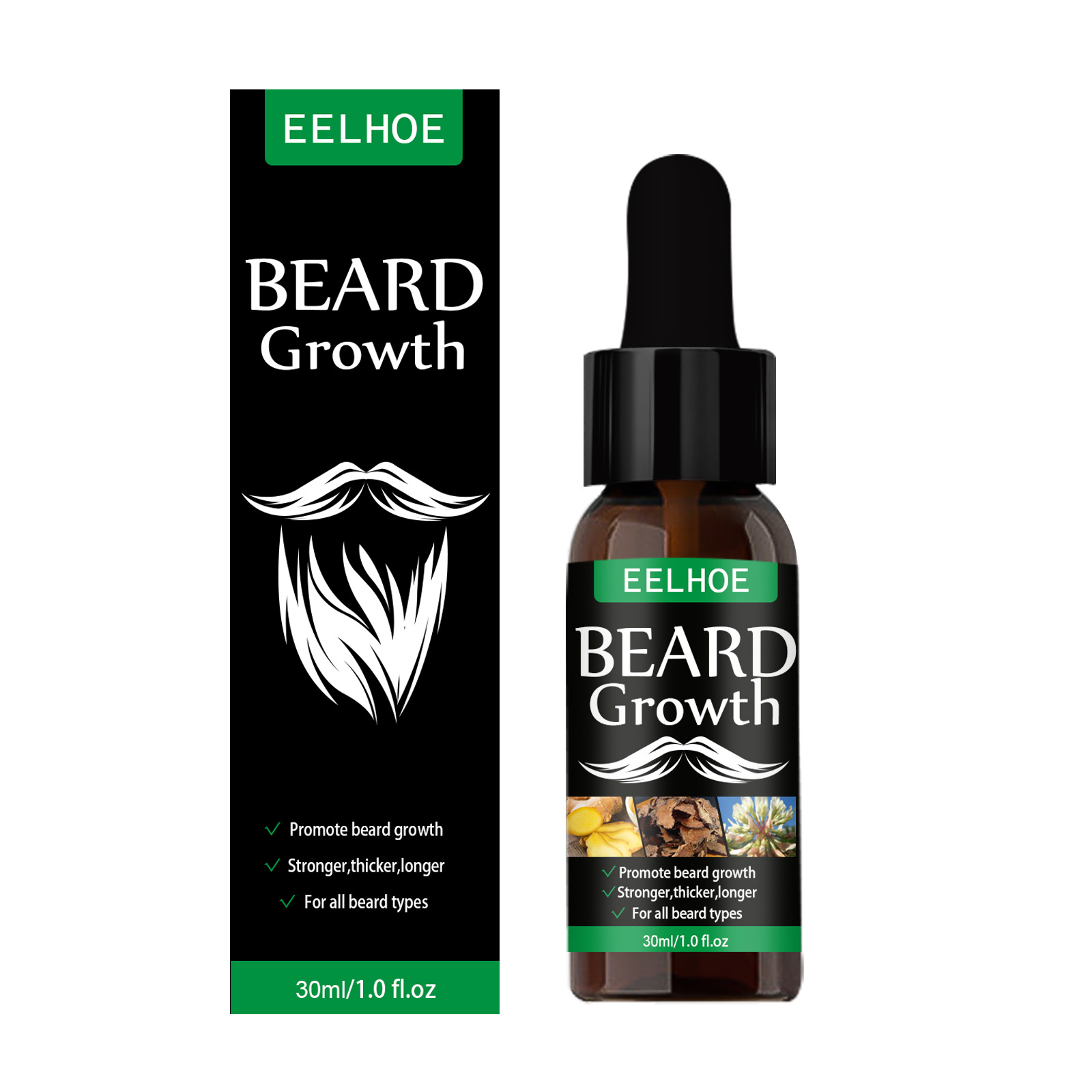 Beard Oil, Nourishing Moisturizing Spray Facial Hair Treatment Promotes Facial Growth And Thickening