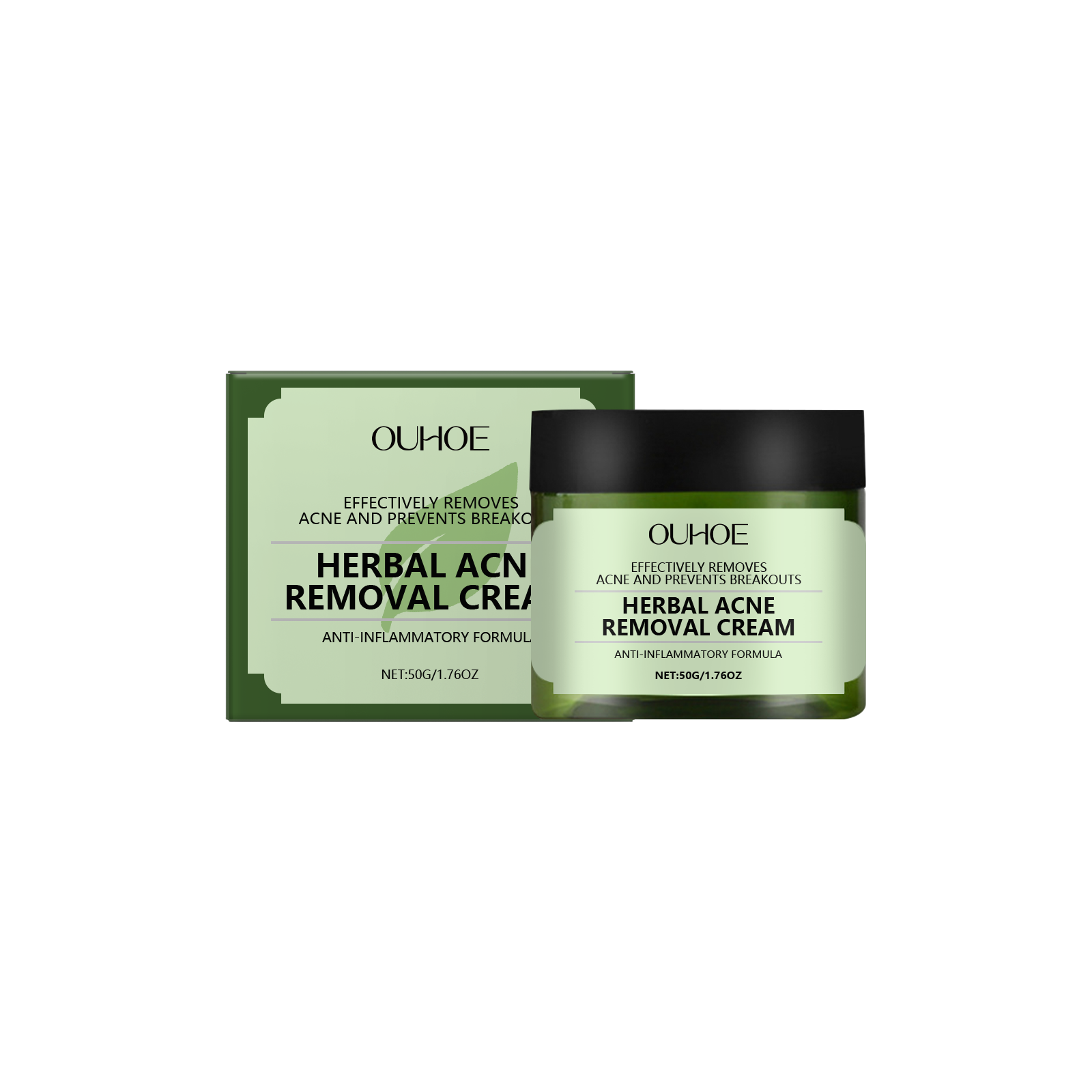 Herbal Acne Cream Hydrates, Moisturizes, Improves Skin, Deta