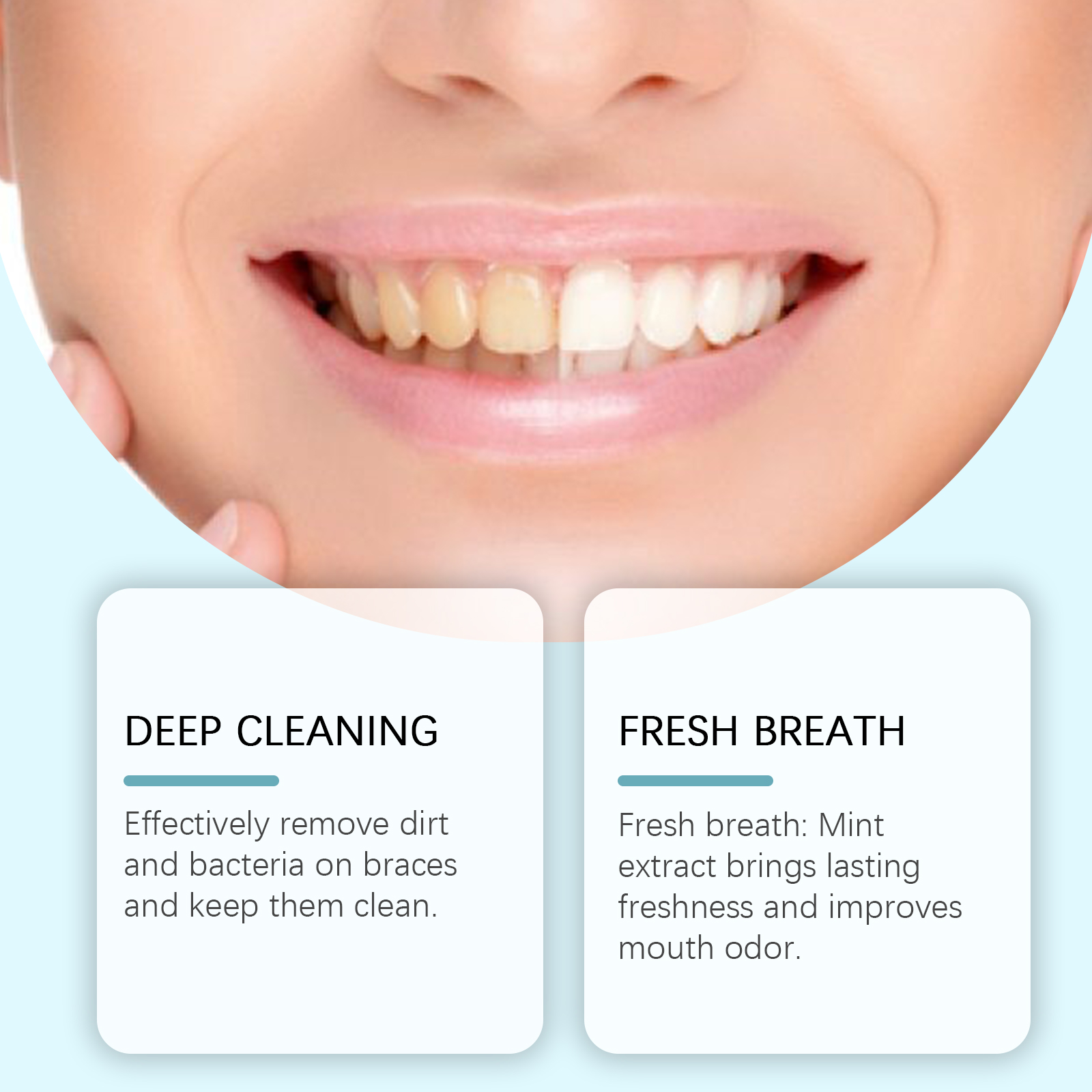 Aligner cleaner mousse benefits for deep cleaning