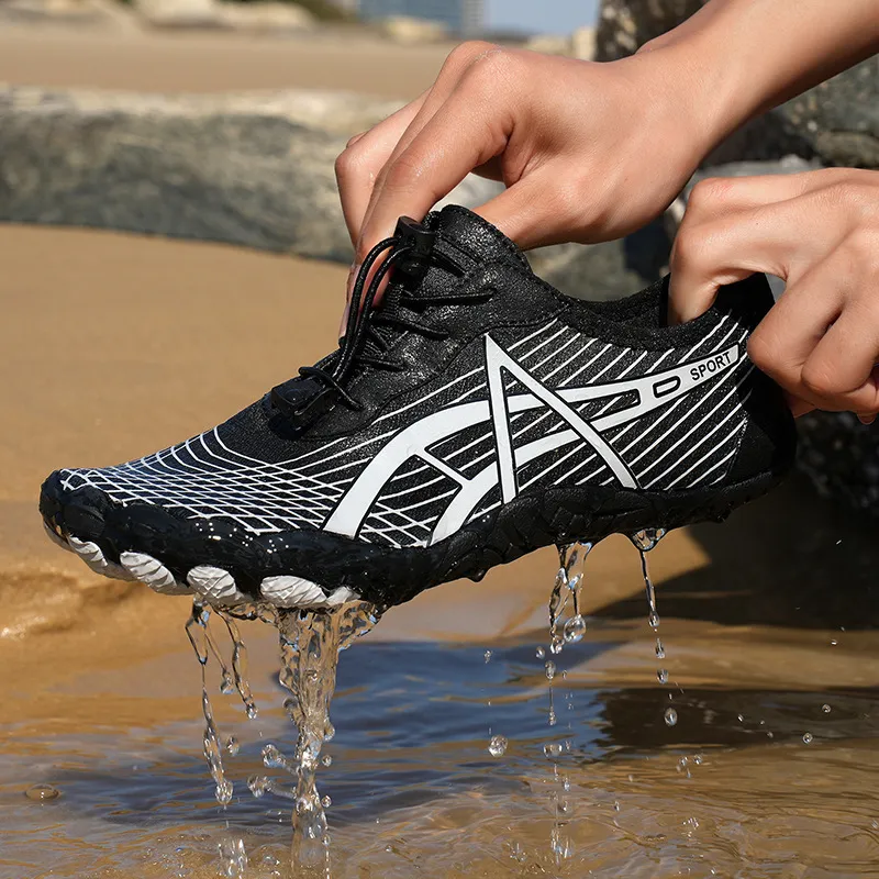 Elastic Lock Laces Mesh Breathable Hike Footwear image 3