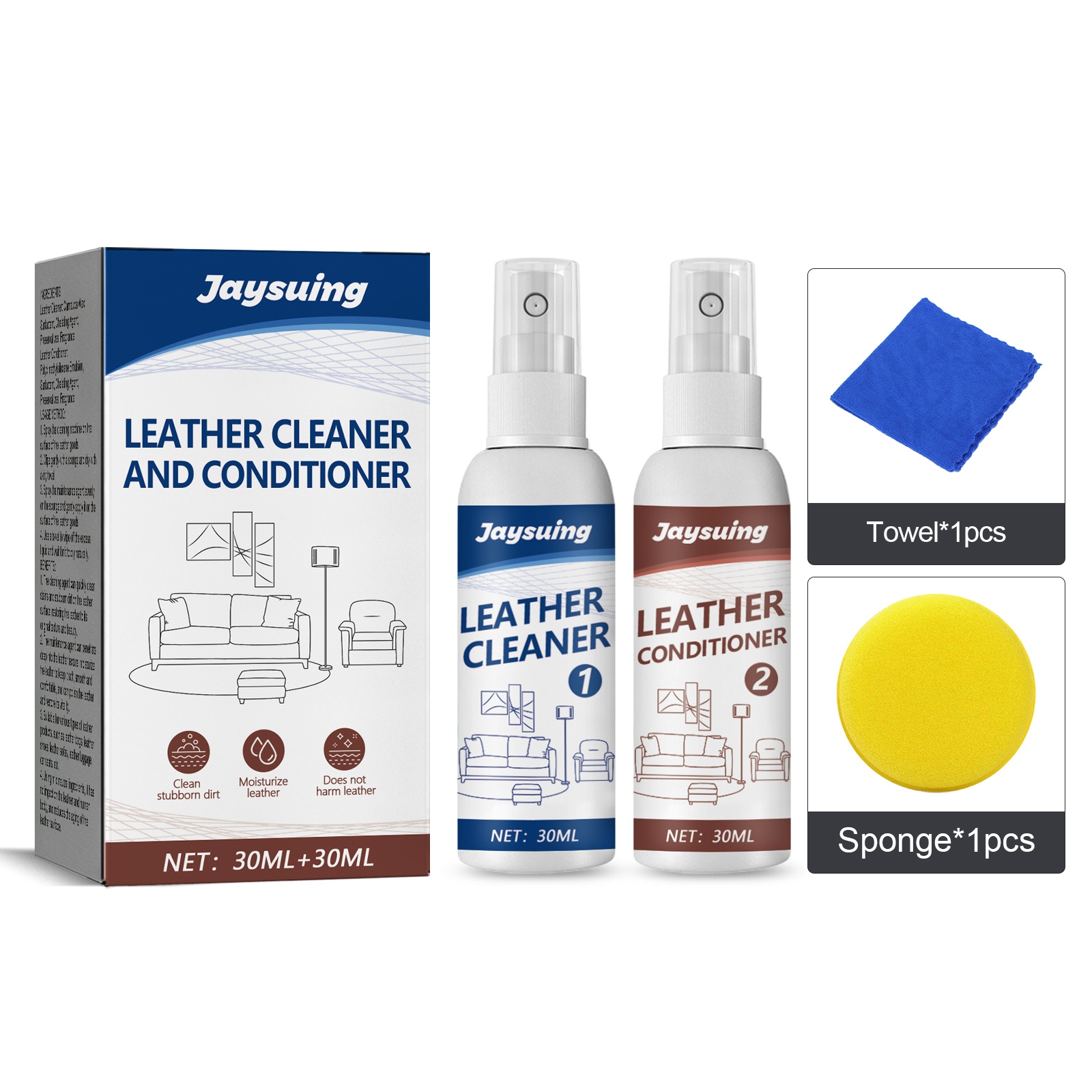 Close-ups of leather damage: stubborn stains, gloomy discoloration, mold, cracks, and hardening