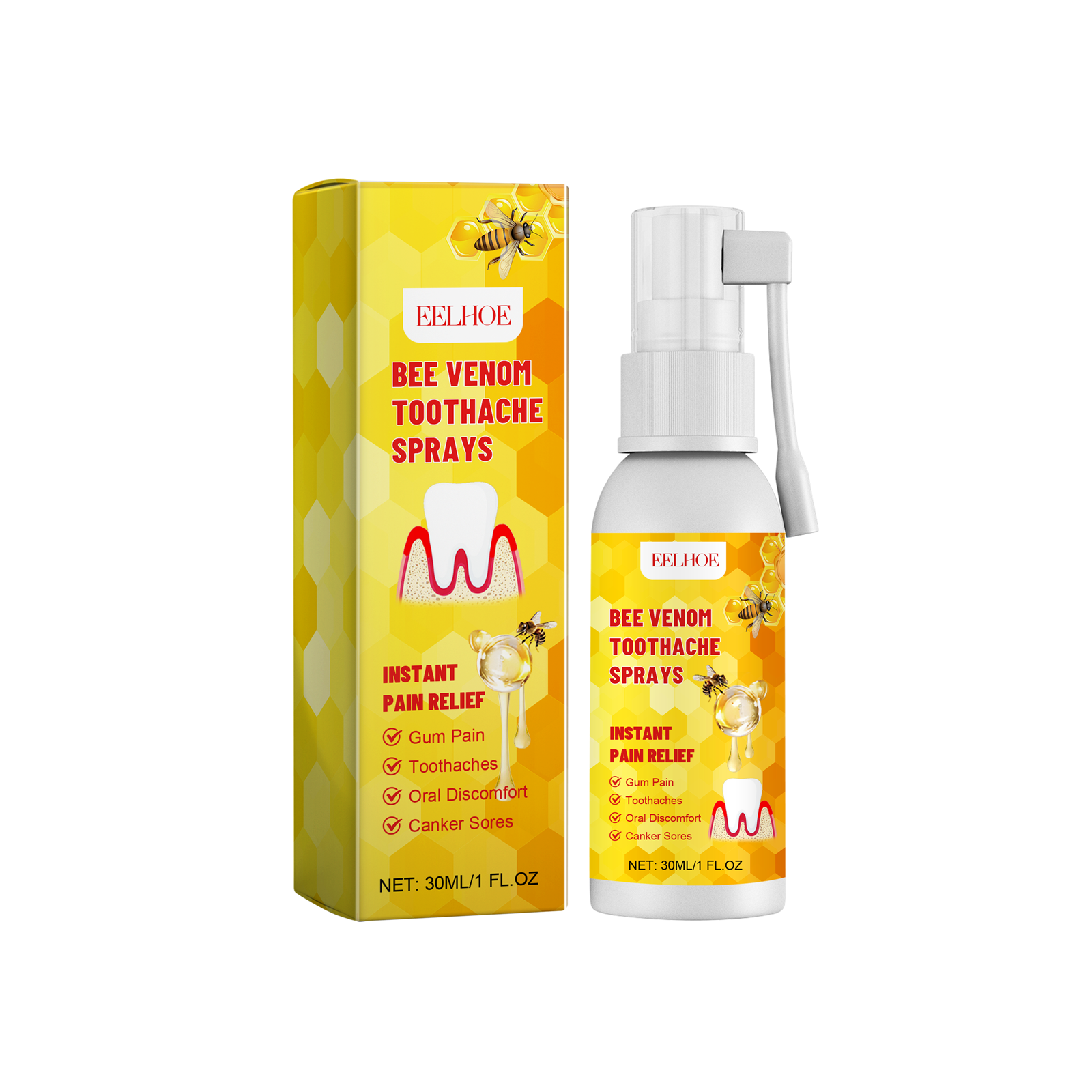 Oral Care Spray, Gingival Protection And Relief Of Tooth Pai