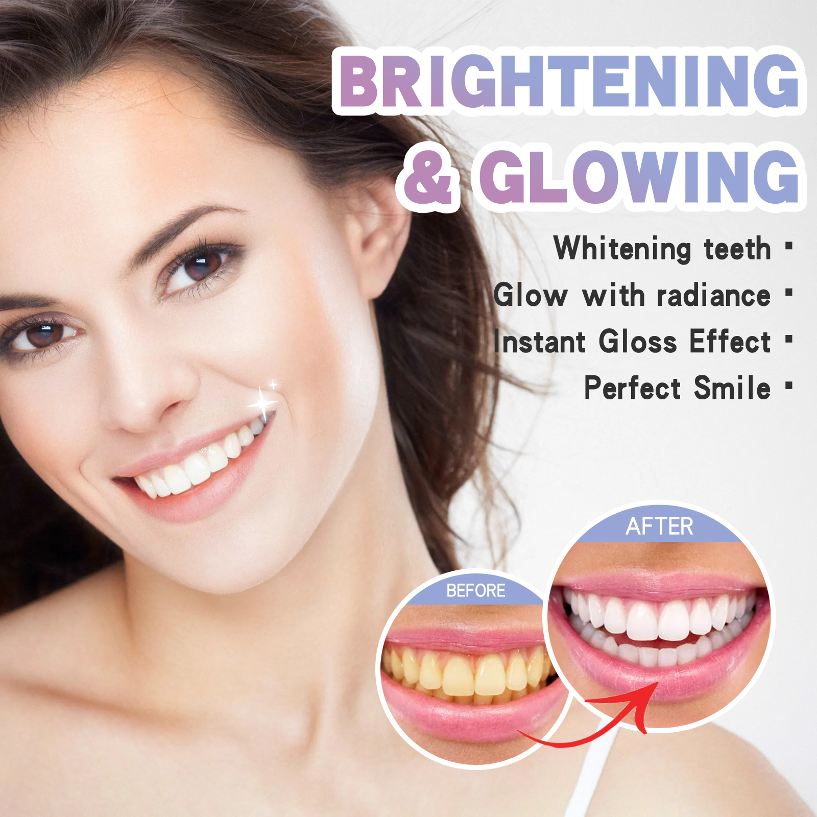 Lavender whitening pen styled as a cosmetic essential
