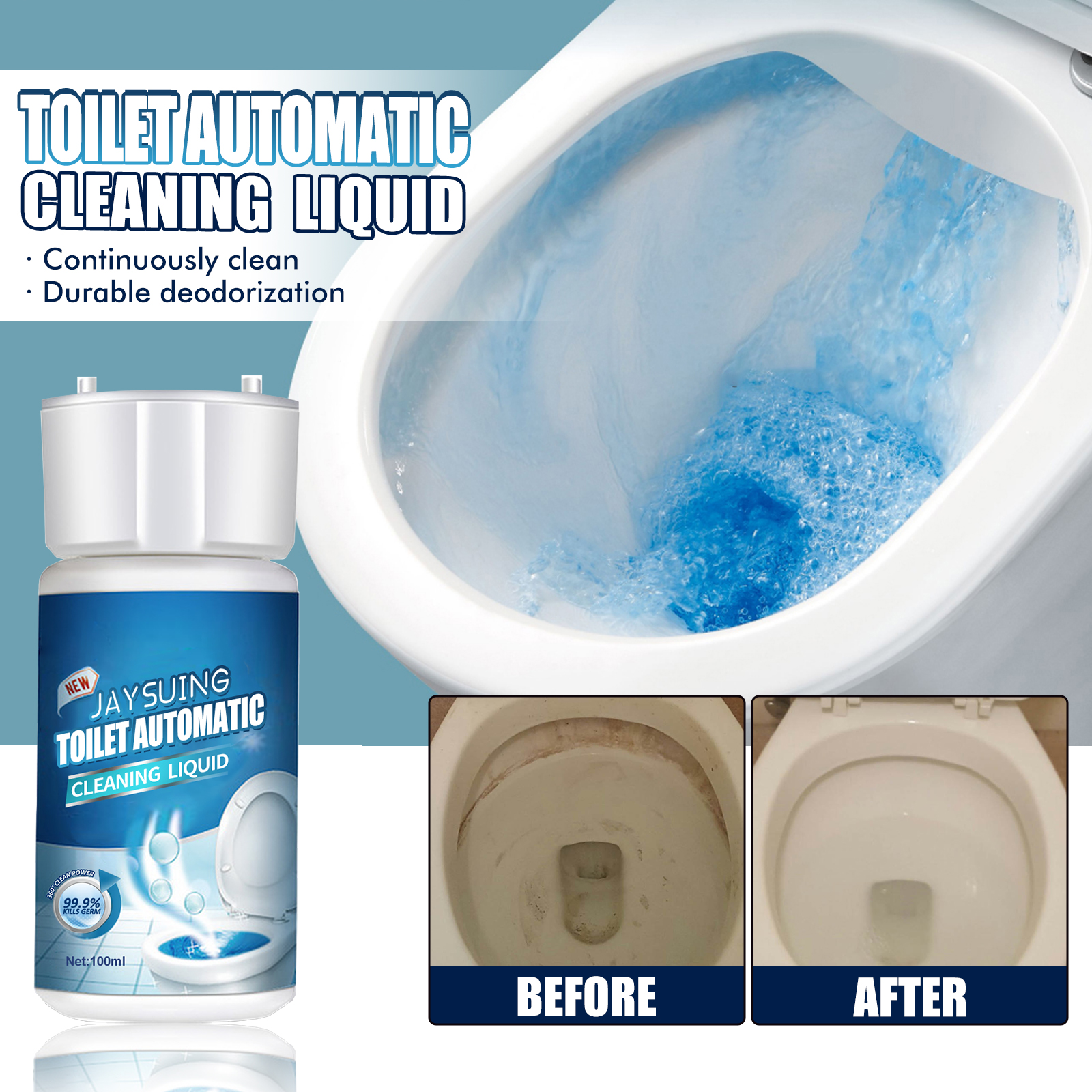 Toilet Cleaning Solution, Toilet Descaling And Deodorizing C