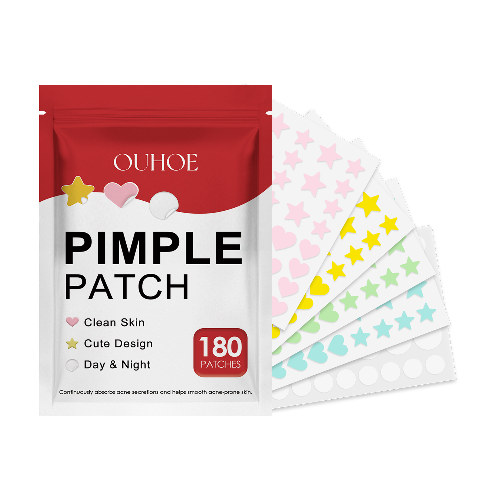 Facial Care Acne Patch, Gently Clean And Reduce Acne Skin So