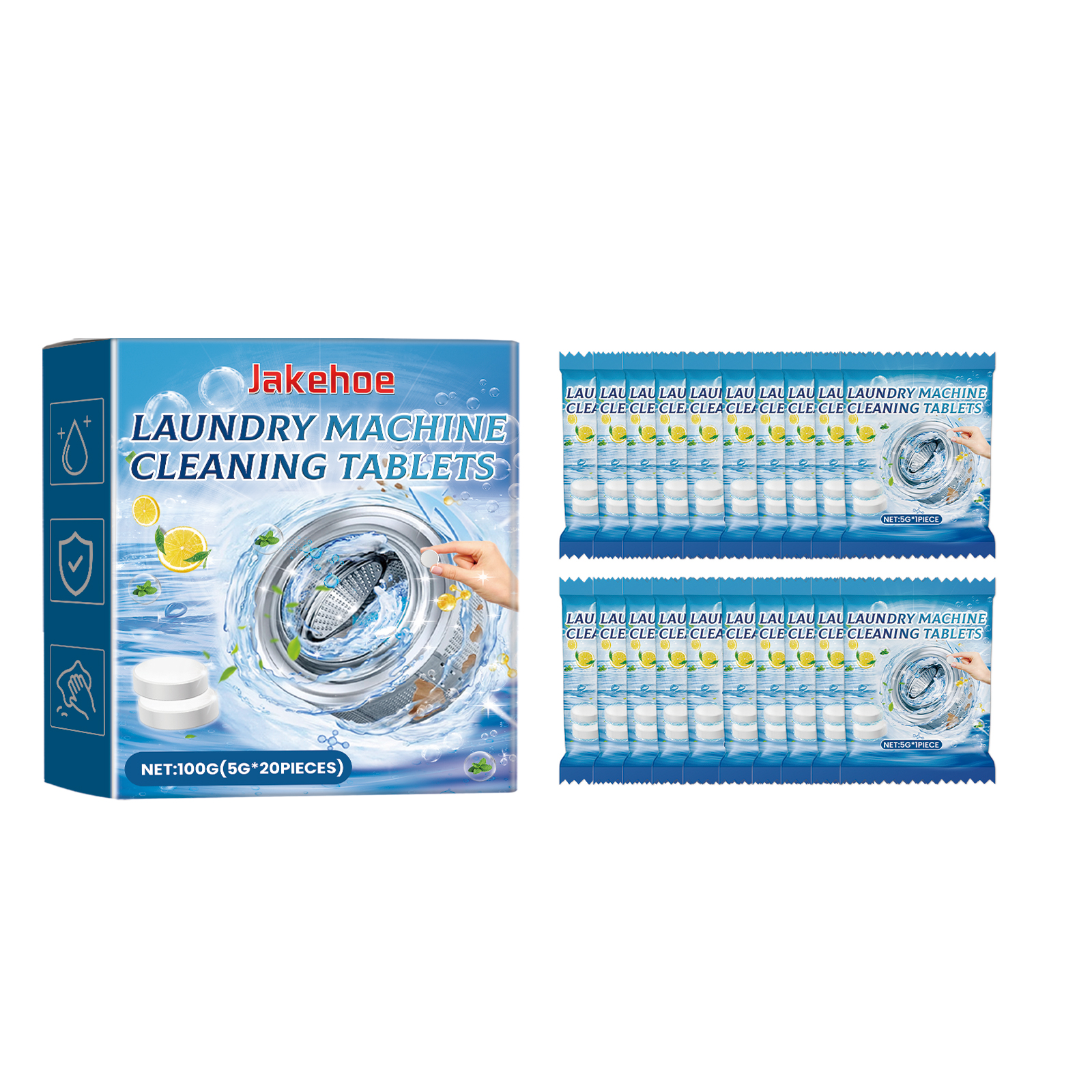 Laundry Machine Cleaning Tablets, Roller Washing Tank Remove