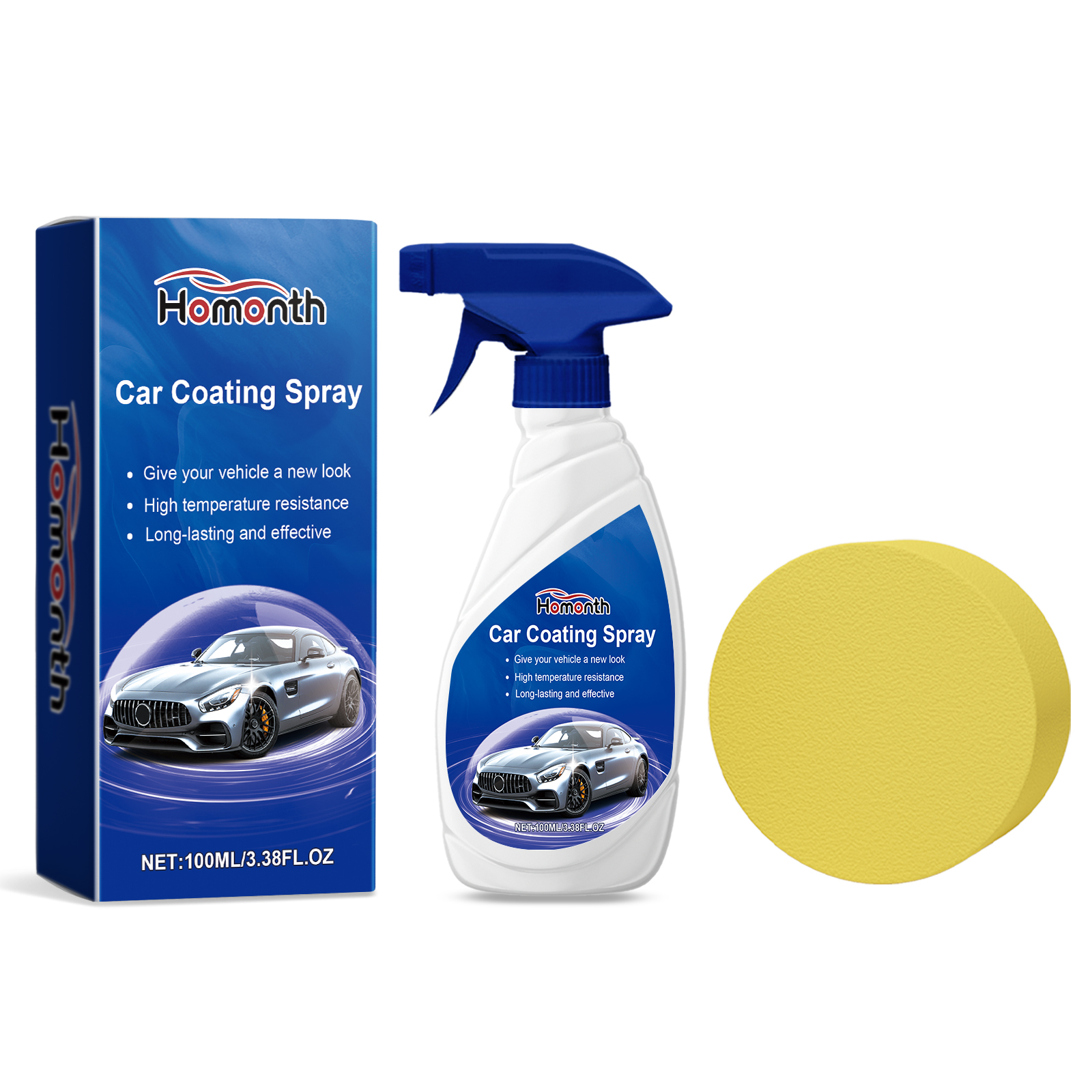 Homonth Car Coating Agent, Protect Car Paint, Improve Gloss,