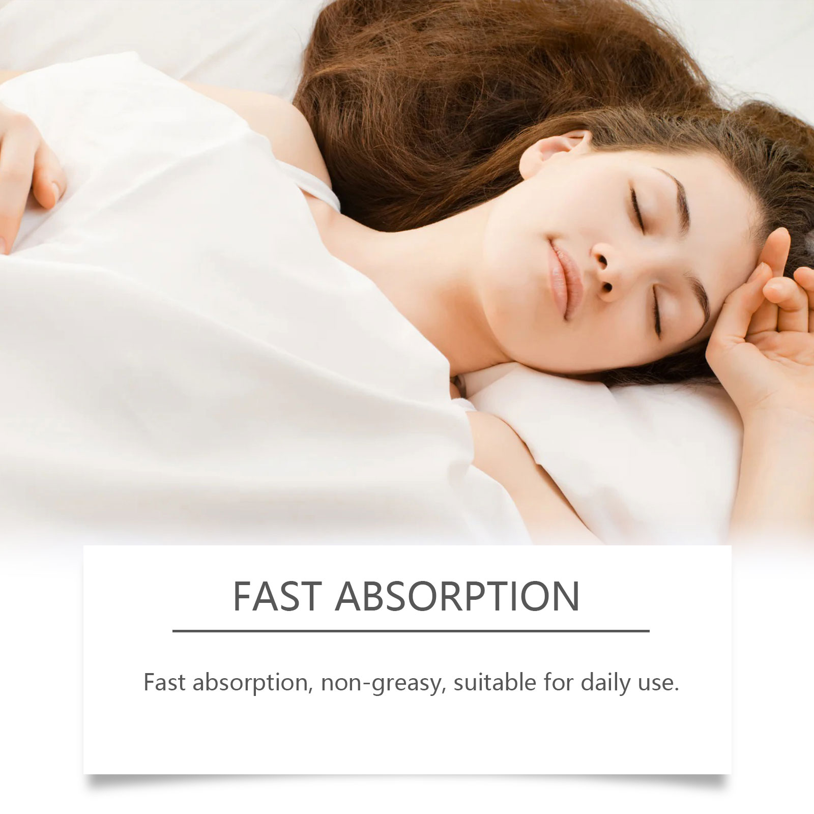 Chamomile oil with fast absorption feature card