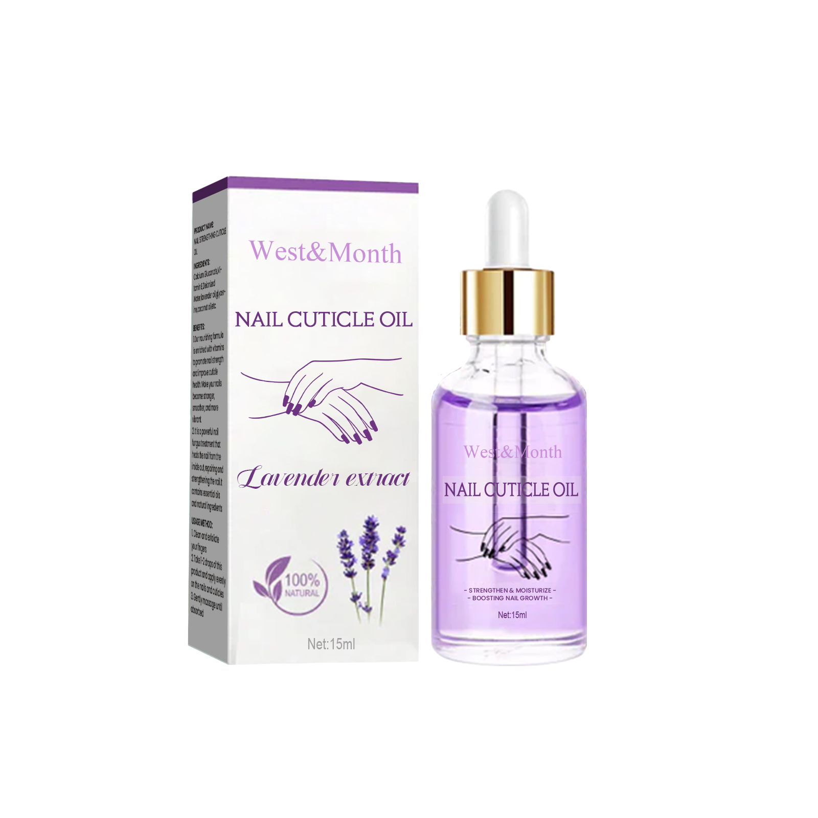 Nail Cuticle Oil, Repair Grey Nails Soft Nails Thickening Mo