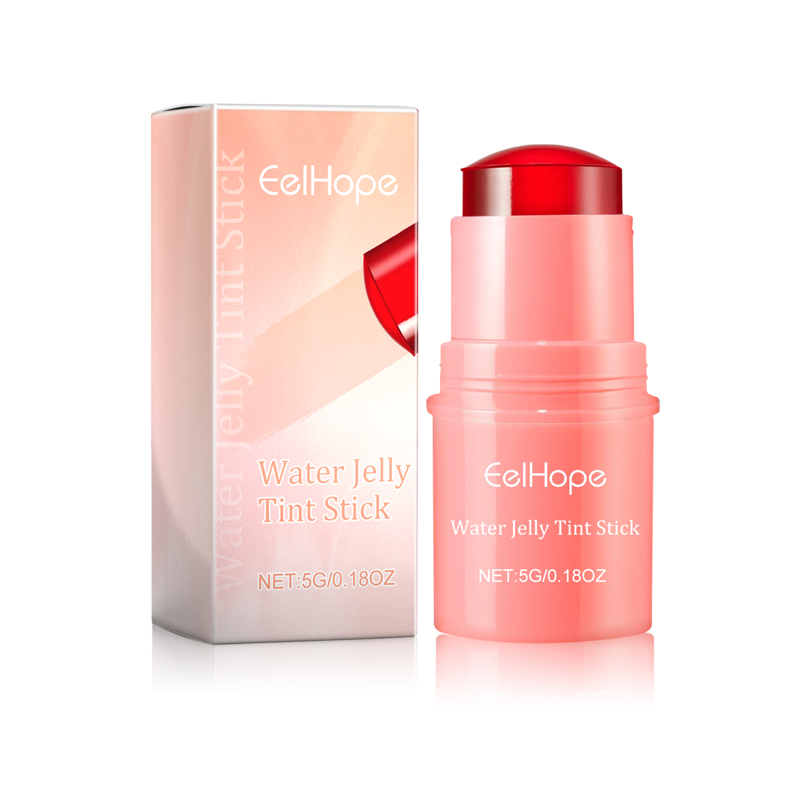 Water Jelly Tint Stick, Blush Whitening Natural Long Lasting Lip Matte Moisturizing Lip Color Makeup