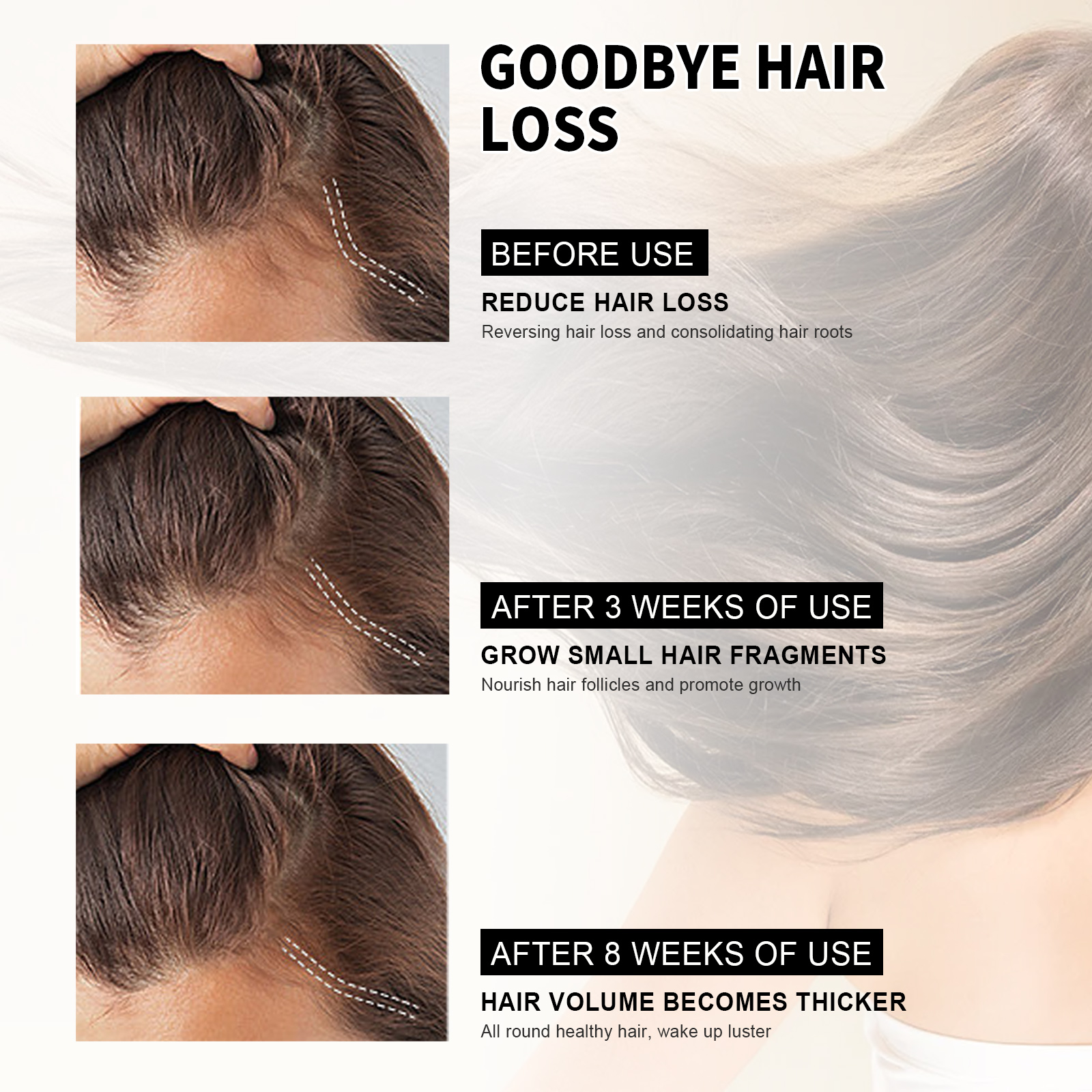 Targeted scalp serum comparison graphic