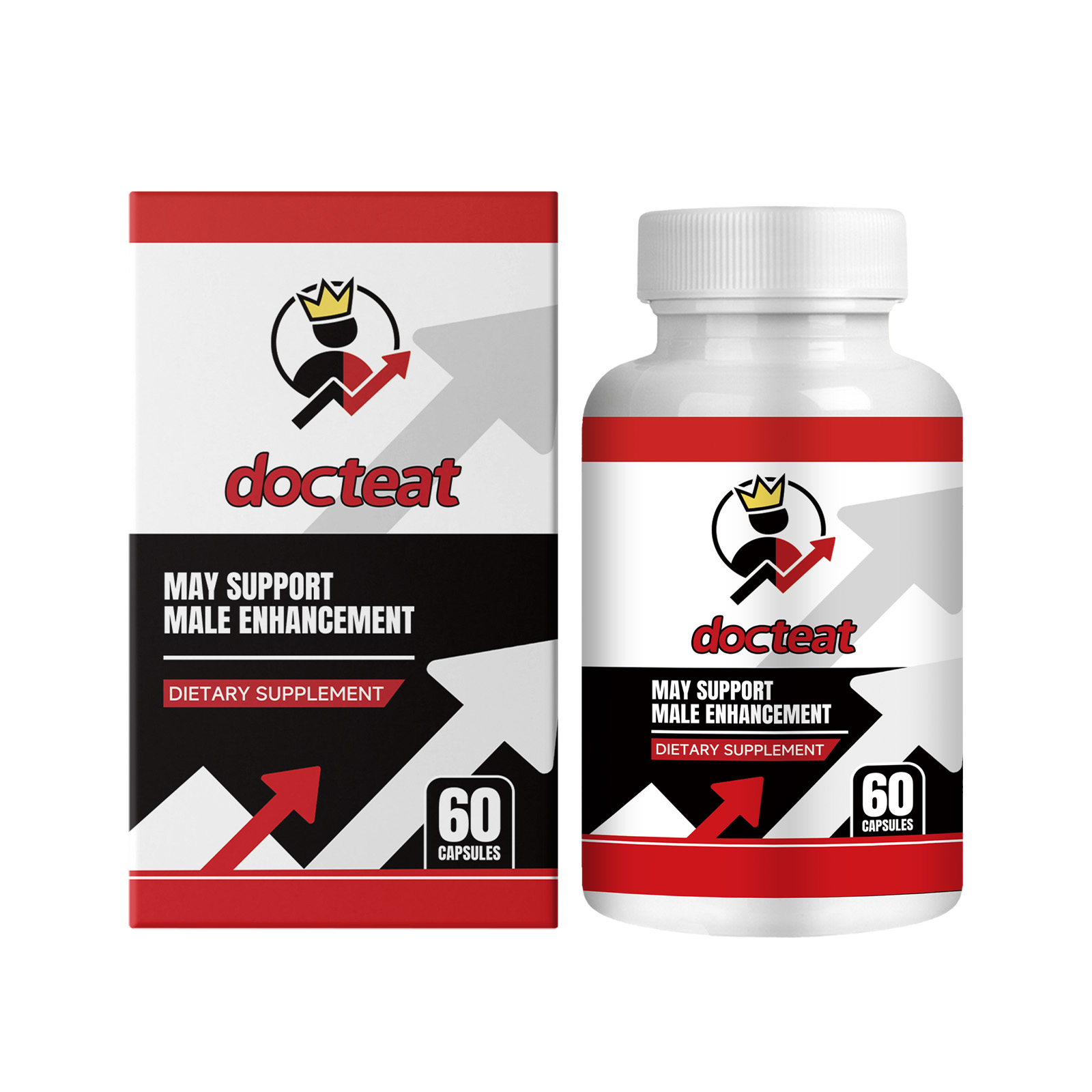 Close view of supplement bottle screw-top closure