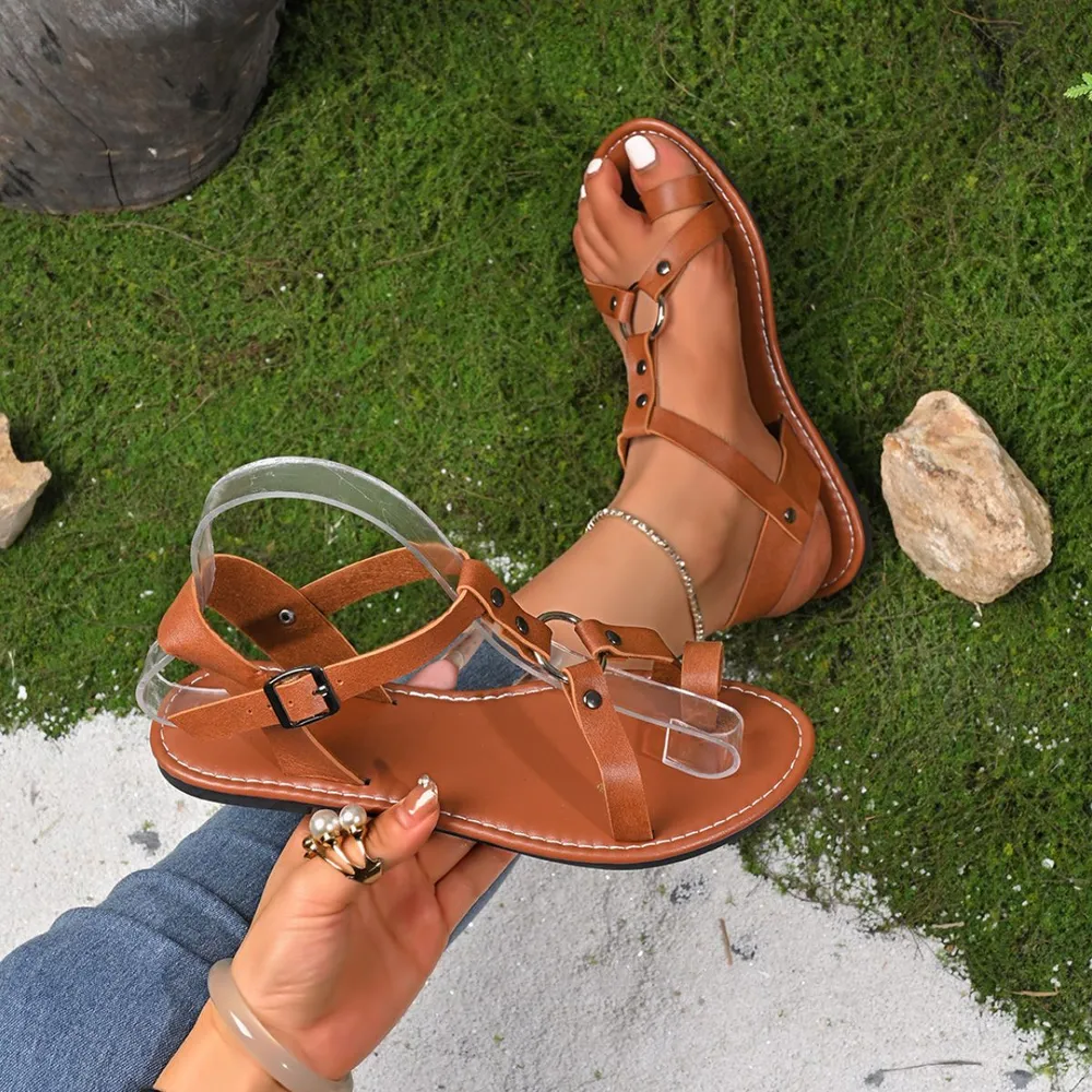 Toe Loop Flat Sandals image 4