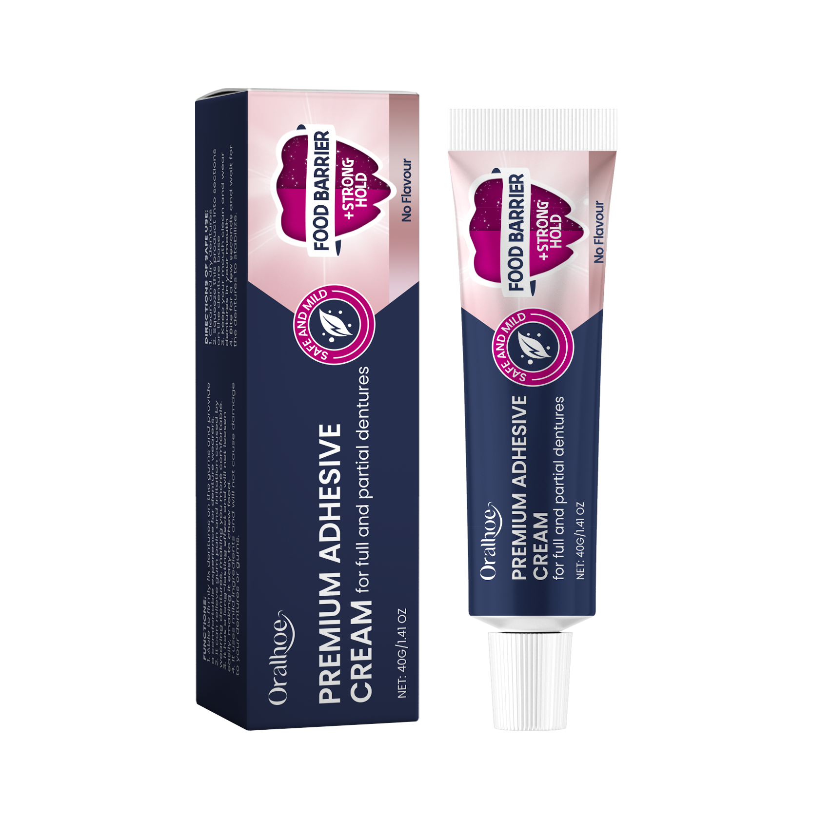 Denture Denture Fixing Adhesive, Improve Comfort Care Loose Adhesive Fixation Cream