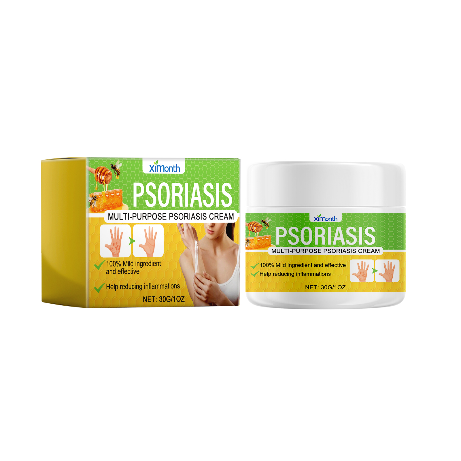 Multi Purpose Psoriasis Cream, Relieve Itchy Skin Red Body P