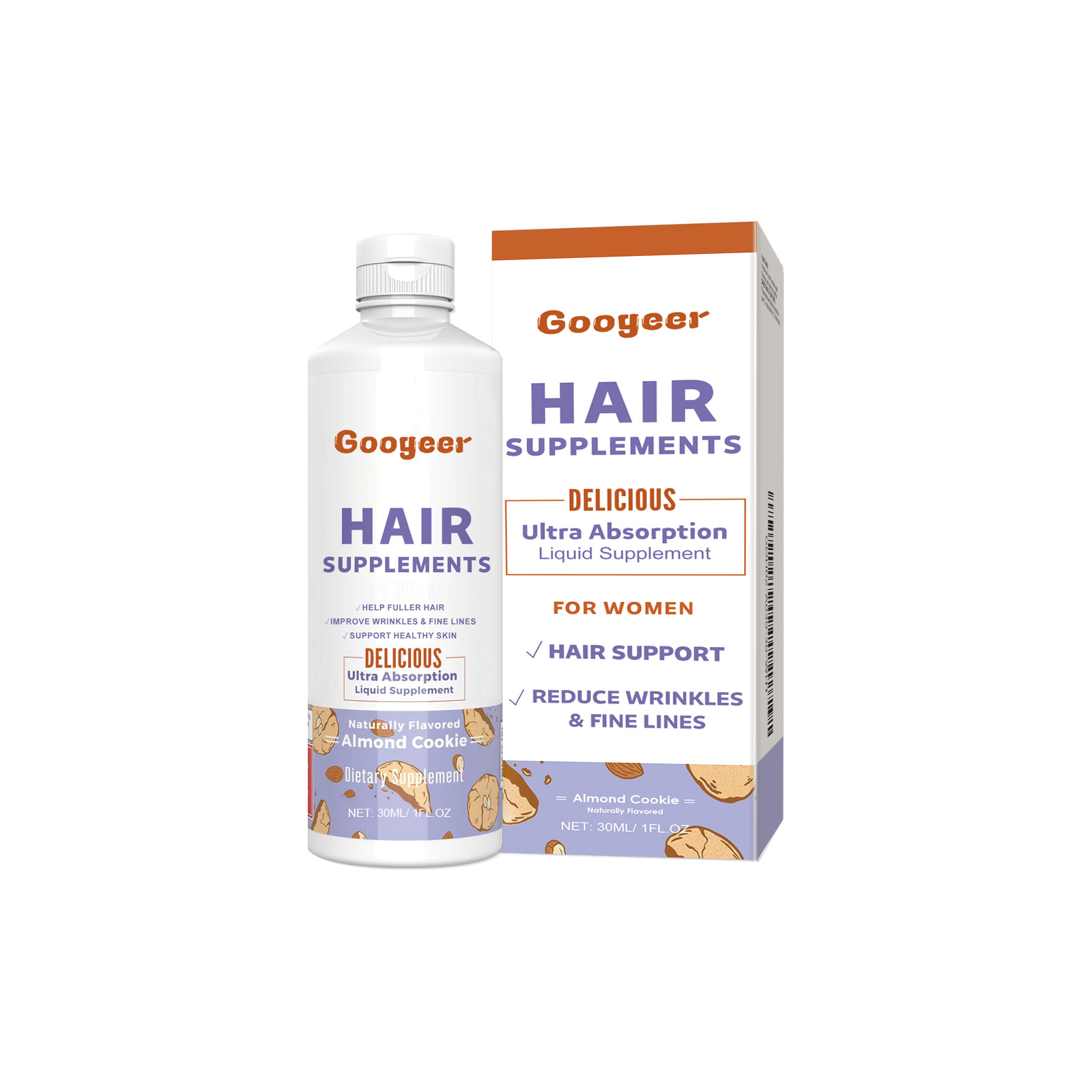 Dense Hair Supplement, Moisturizes Hair Roots, Strengthens H