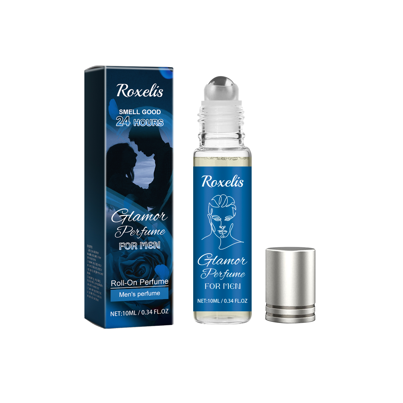 Glamor Perfume For Men, Lasting Fragrance Portable Men's Adult Lavender Fresh Exudes Male Charm